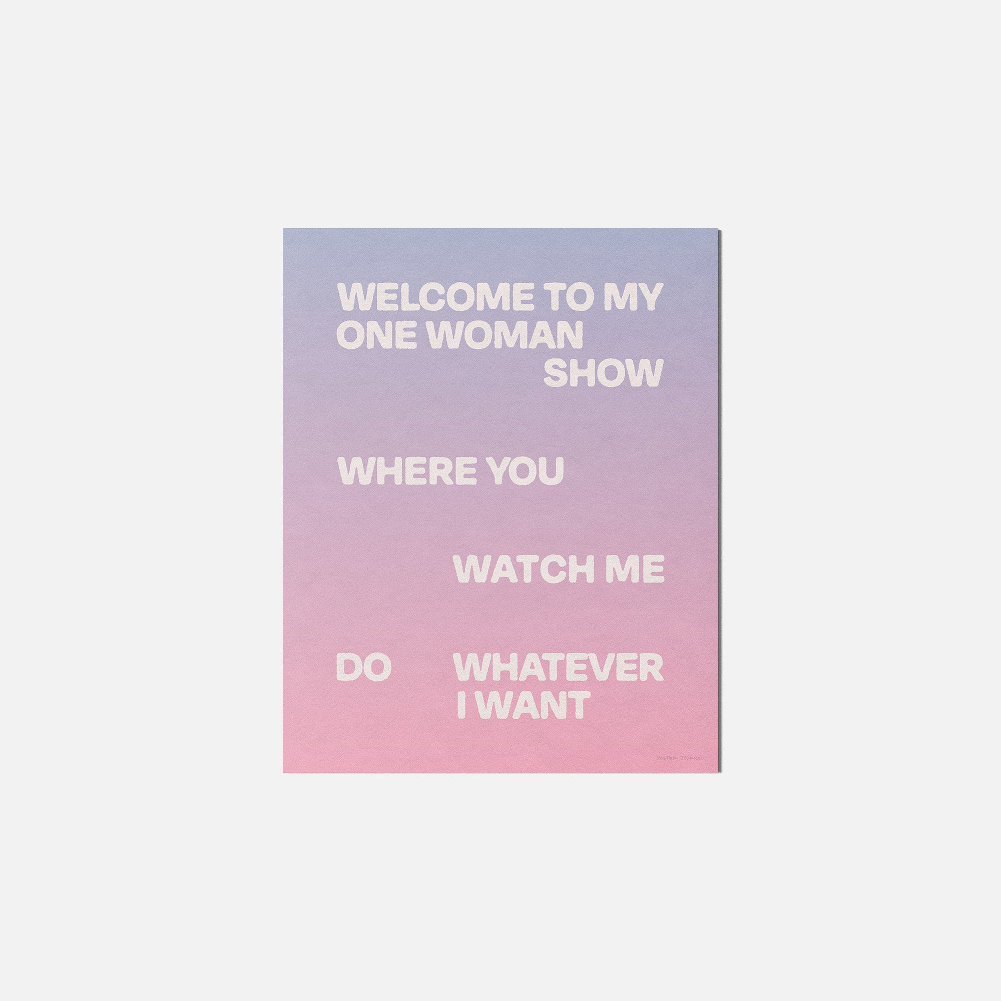 WOMAN PRINT