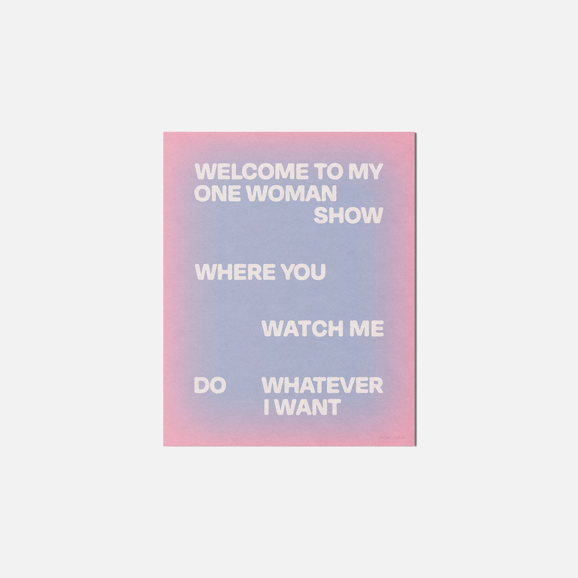 WOMAN PRINT
