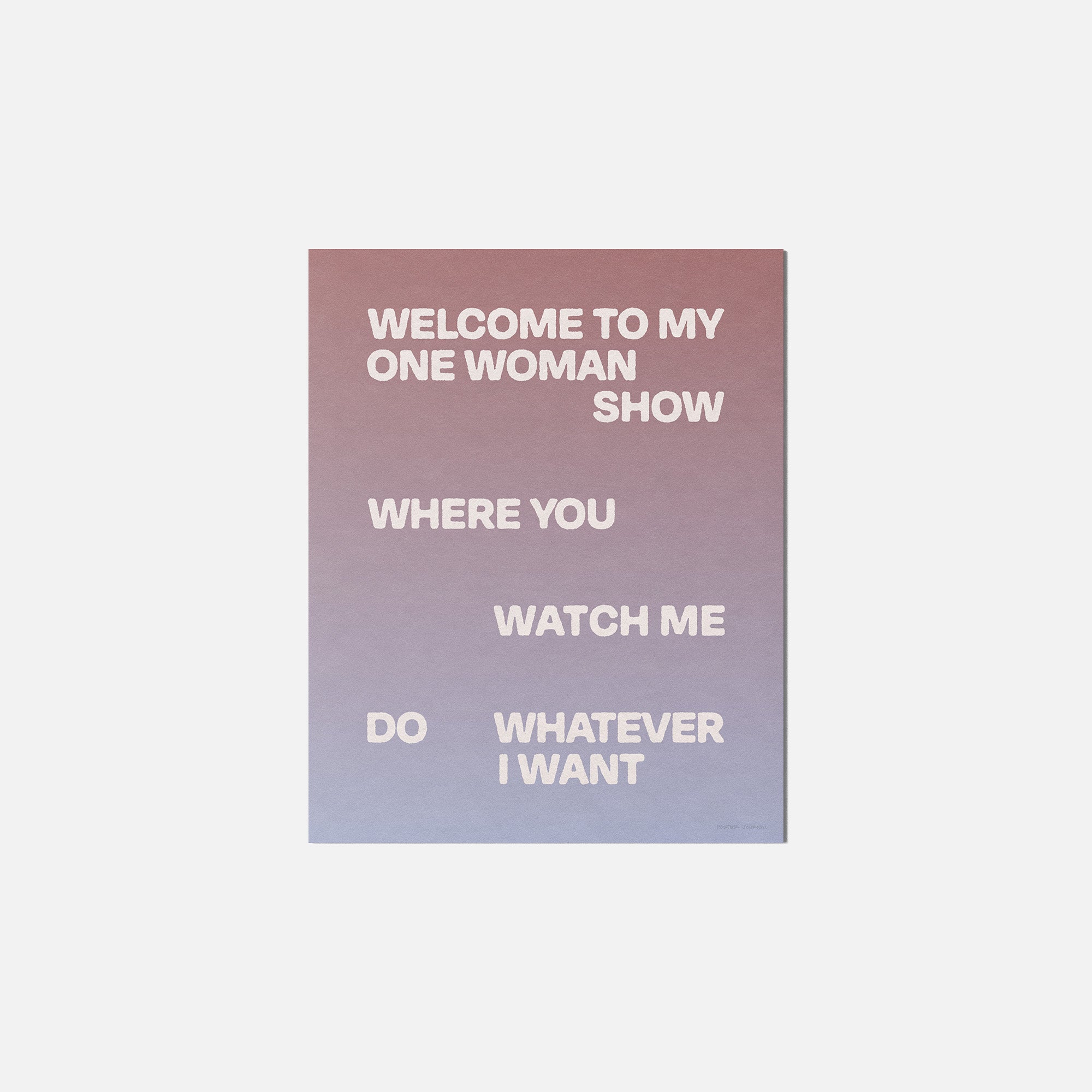 WOMAN PRINT