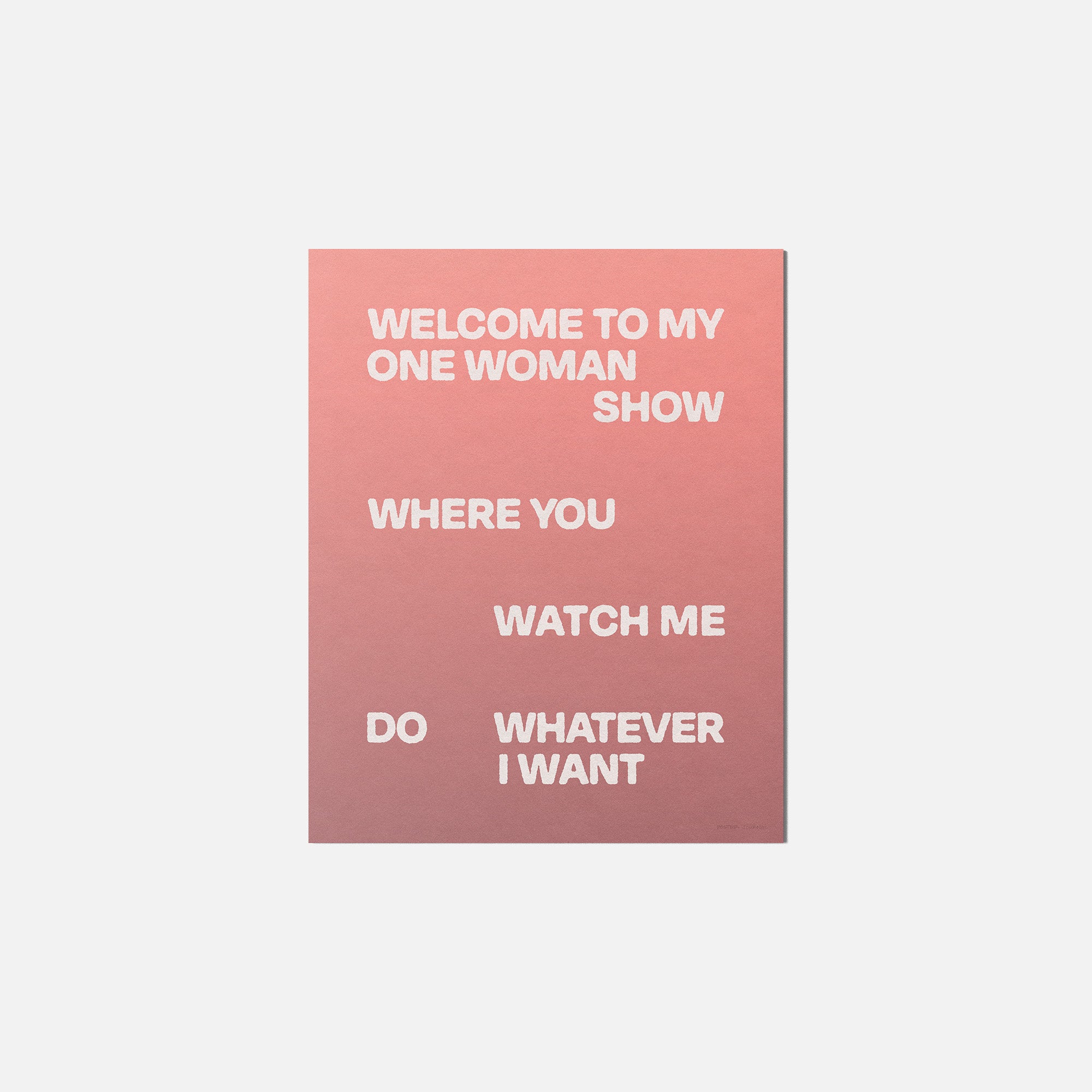 WOMAN PRINT