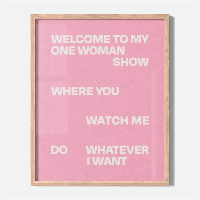 WOMAN PRINT