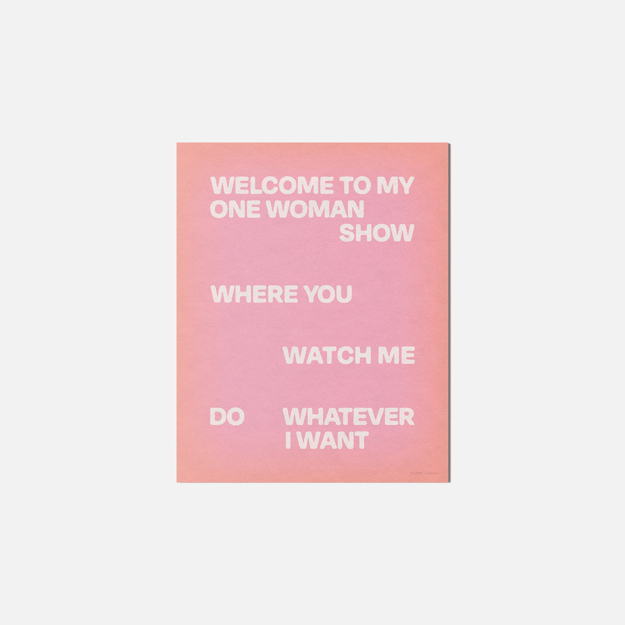 WOMAN PRINT