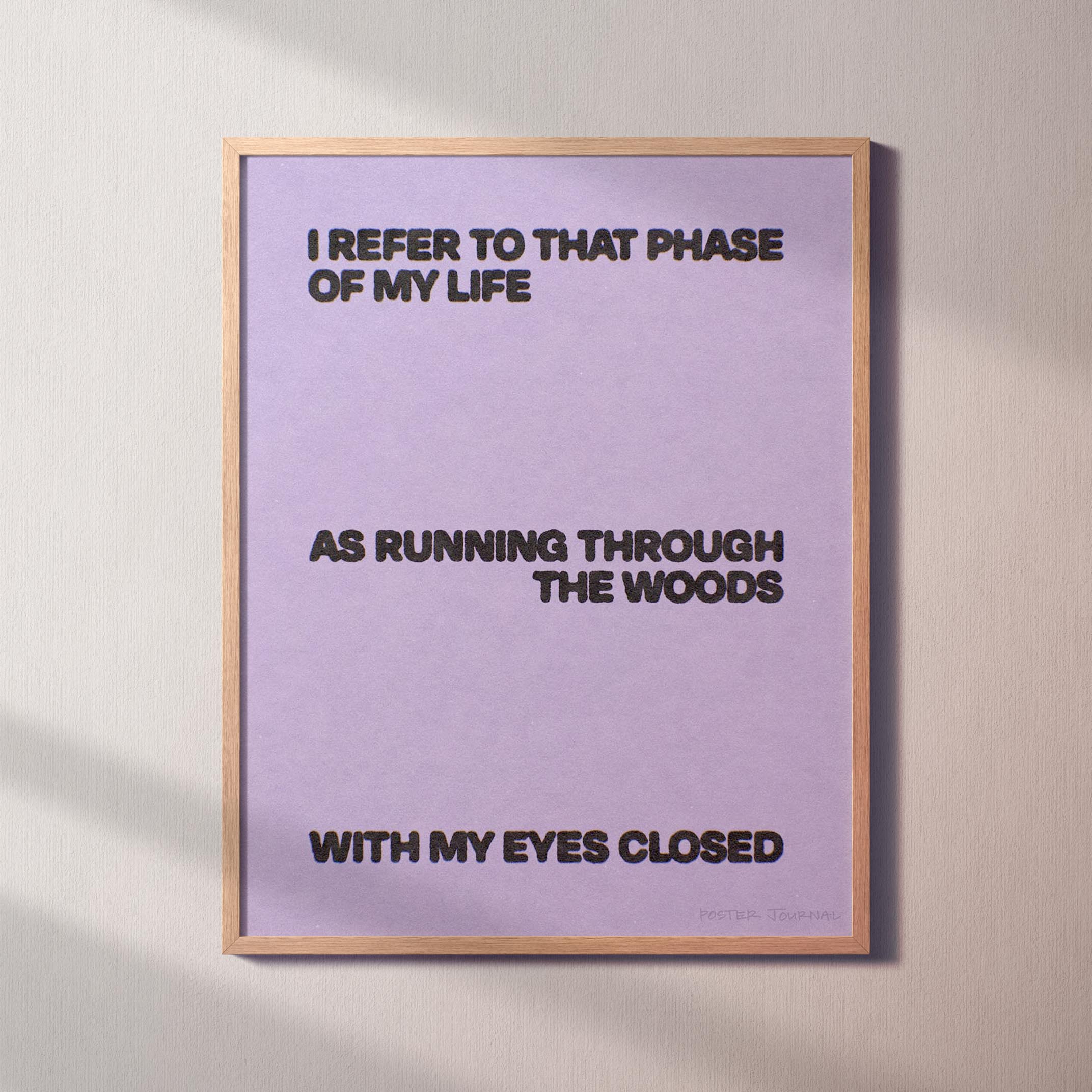 WOODS PRINT