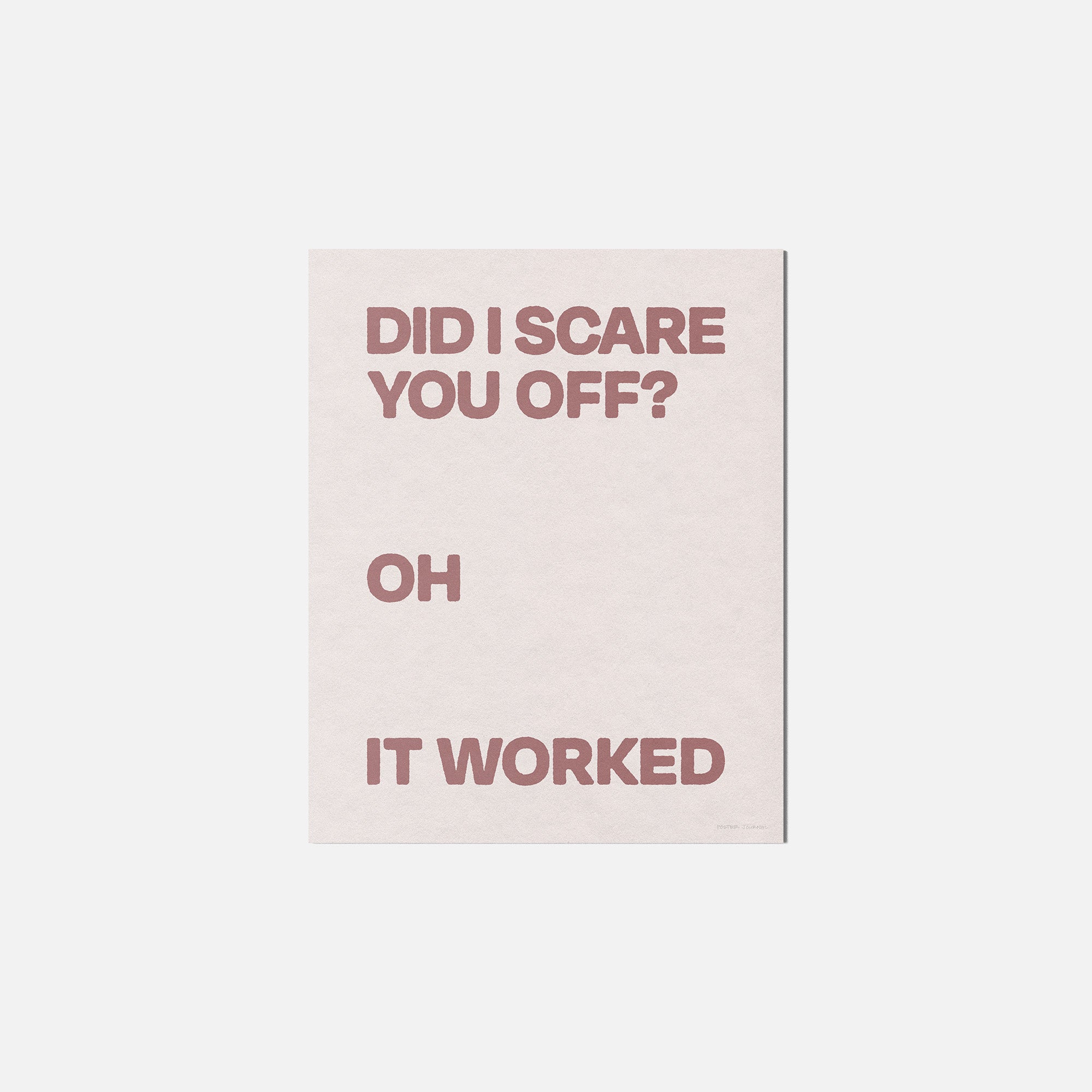 WORKED PRINT