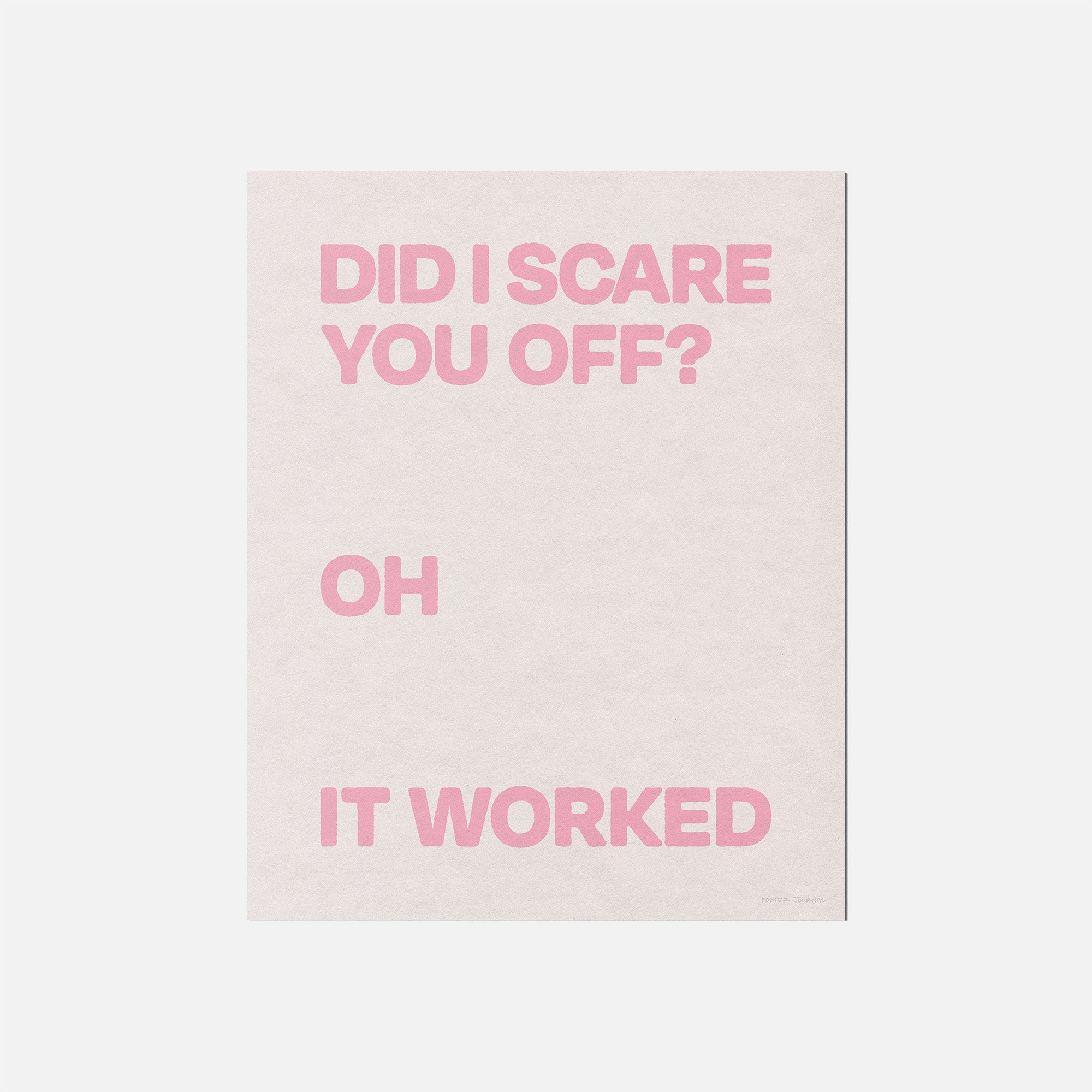 WORKED PRINT