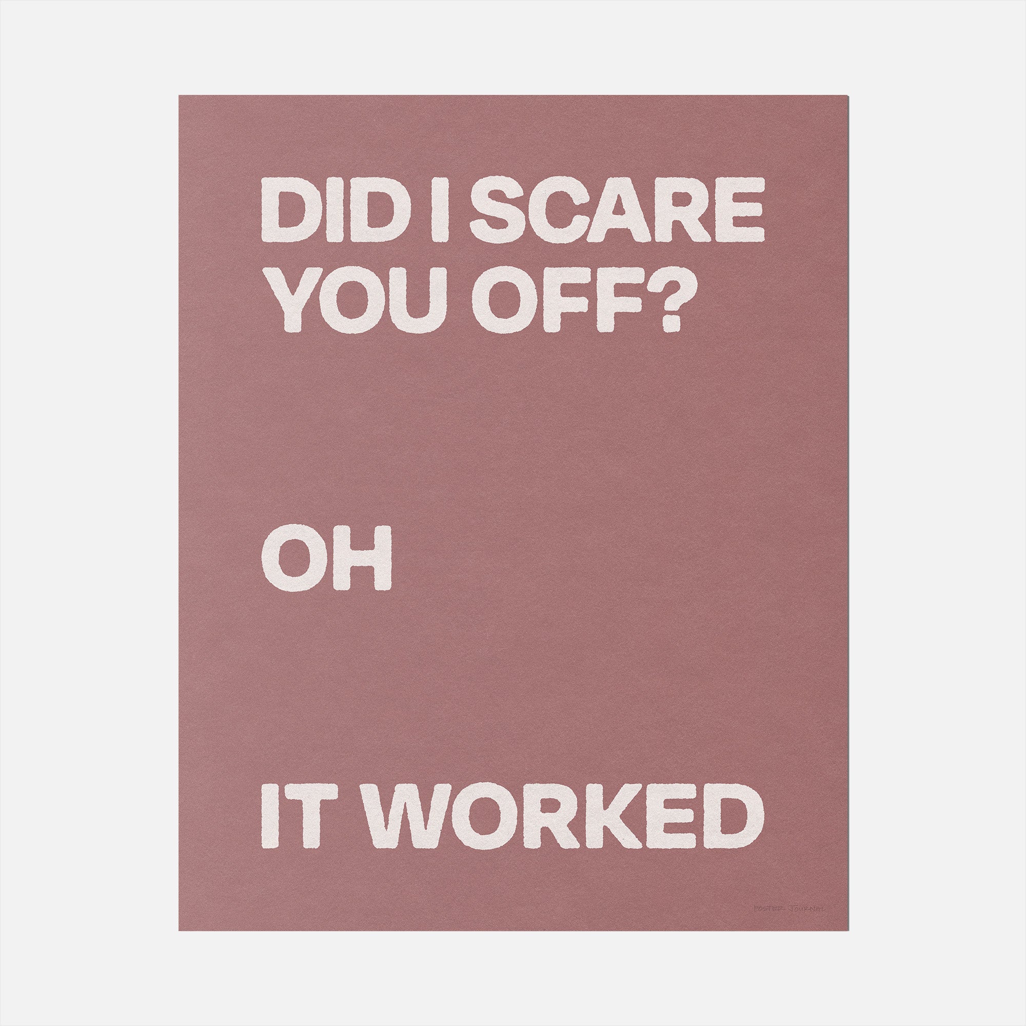 WORKED PRINT