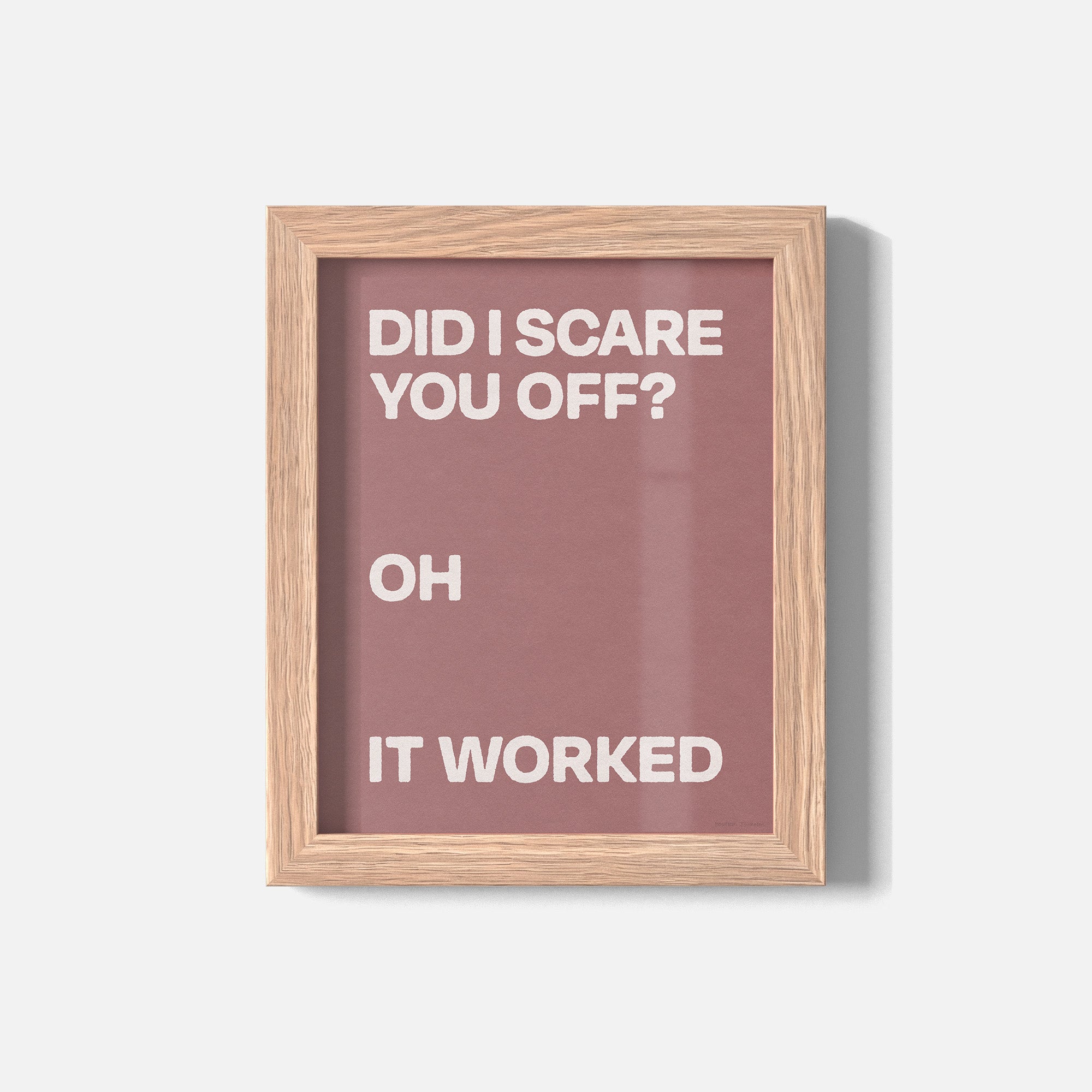 WORKED PRINT