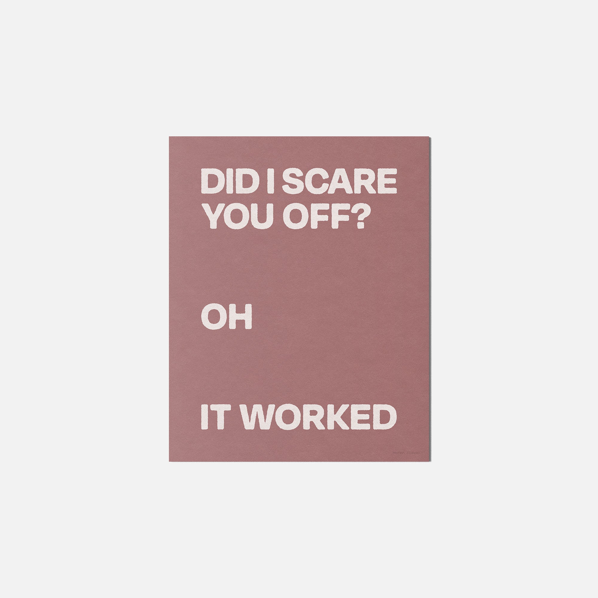 WORKED PRINT