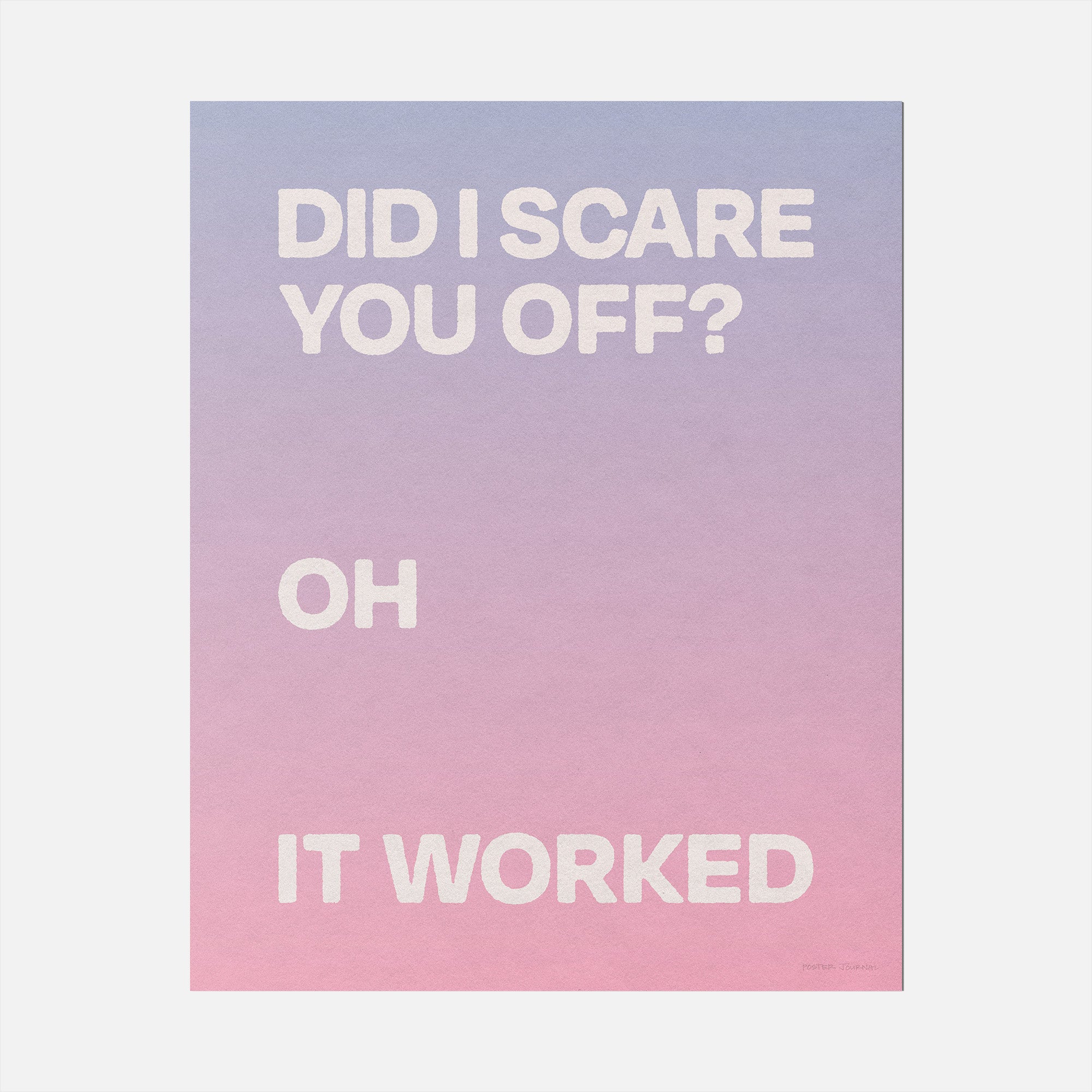 WORKED PRINT