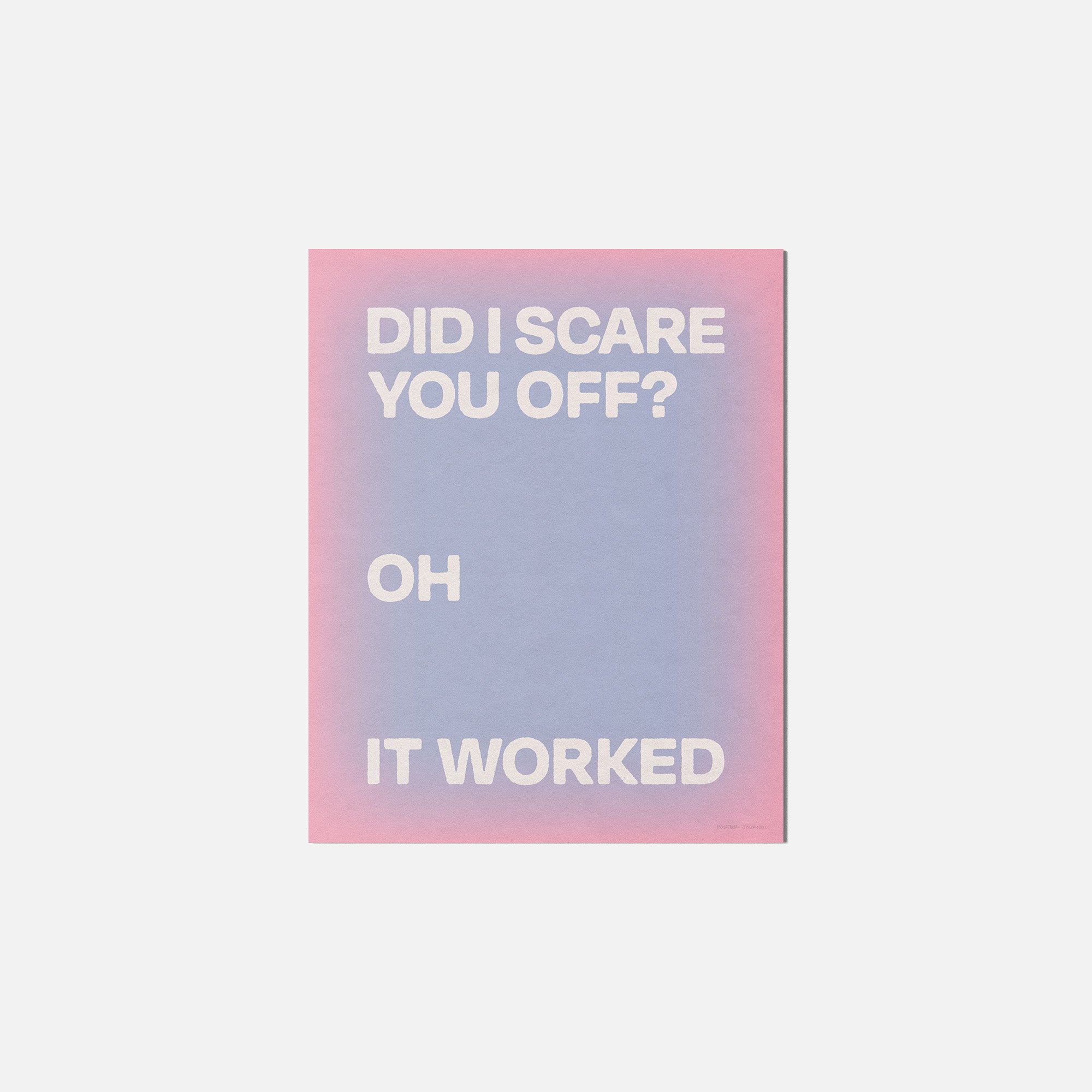 WORKED PRINT