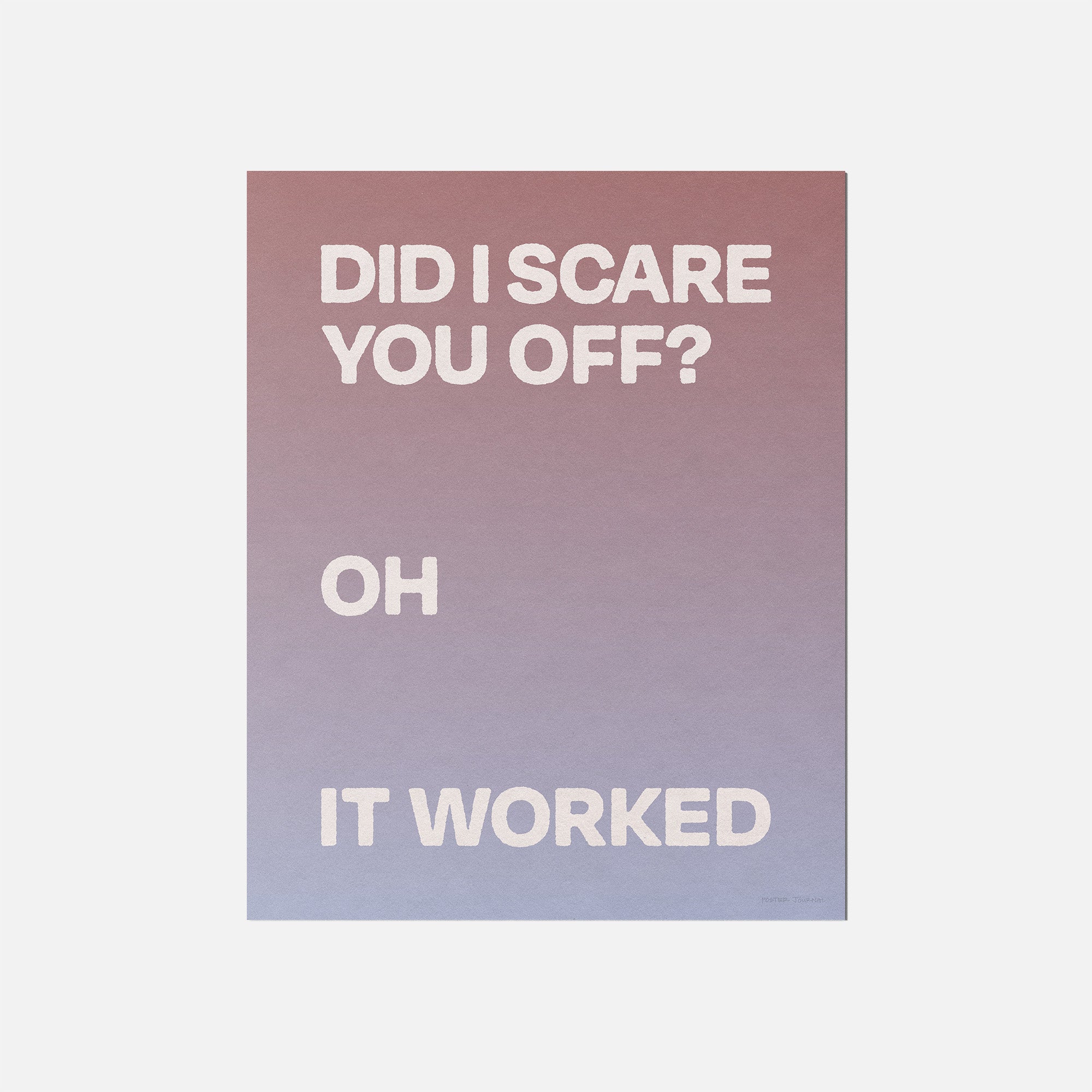 WORKED PRINT