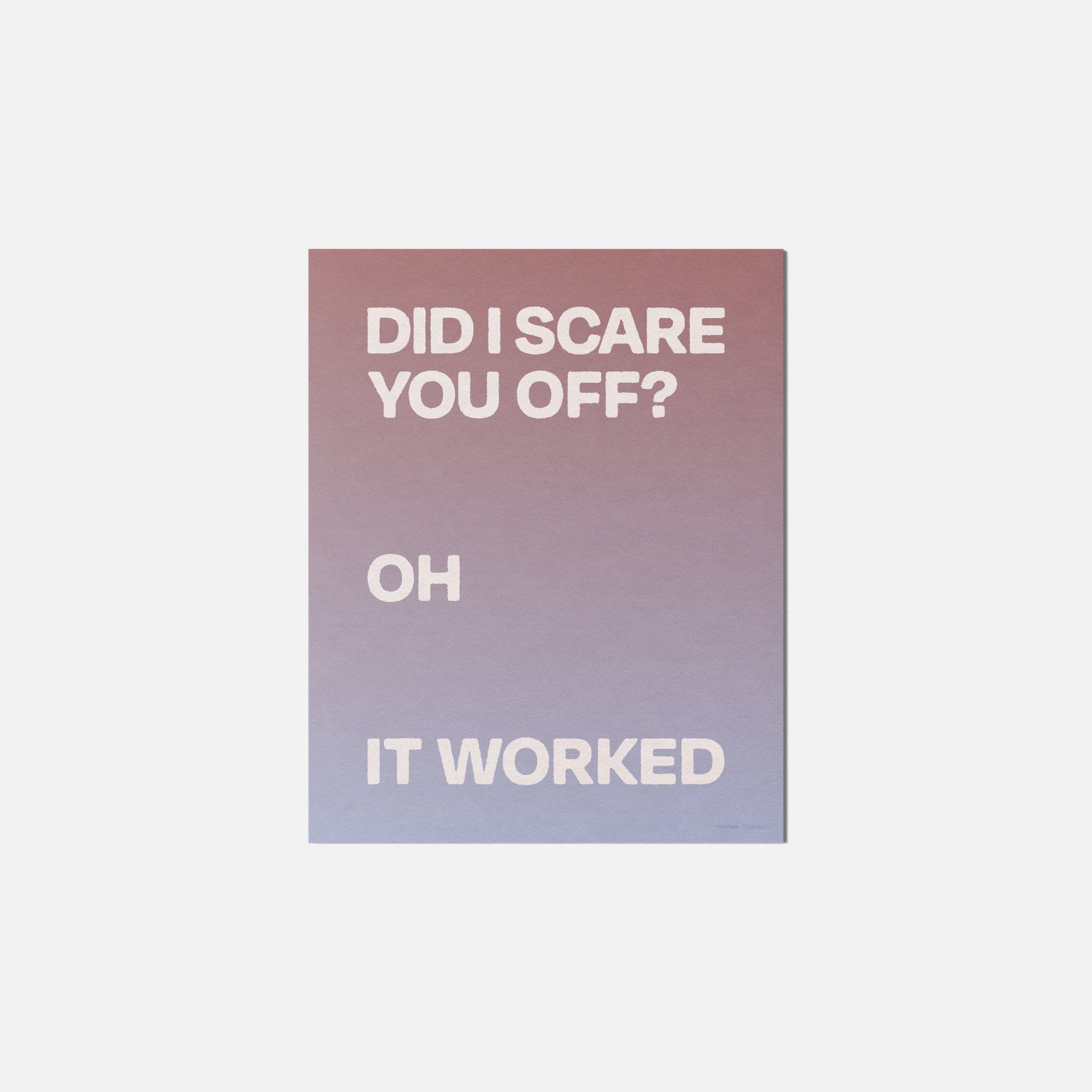 WORKED PRINT