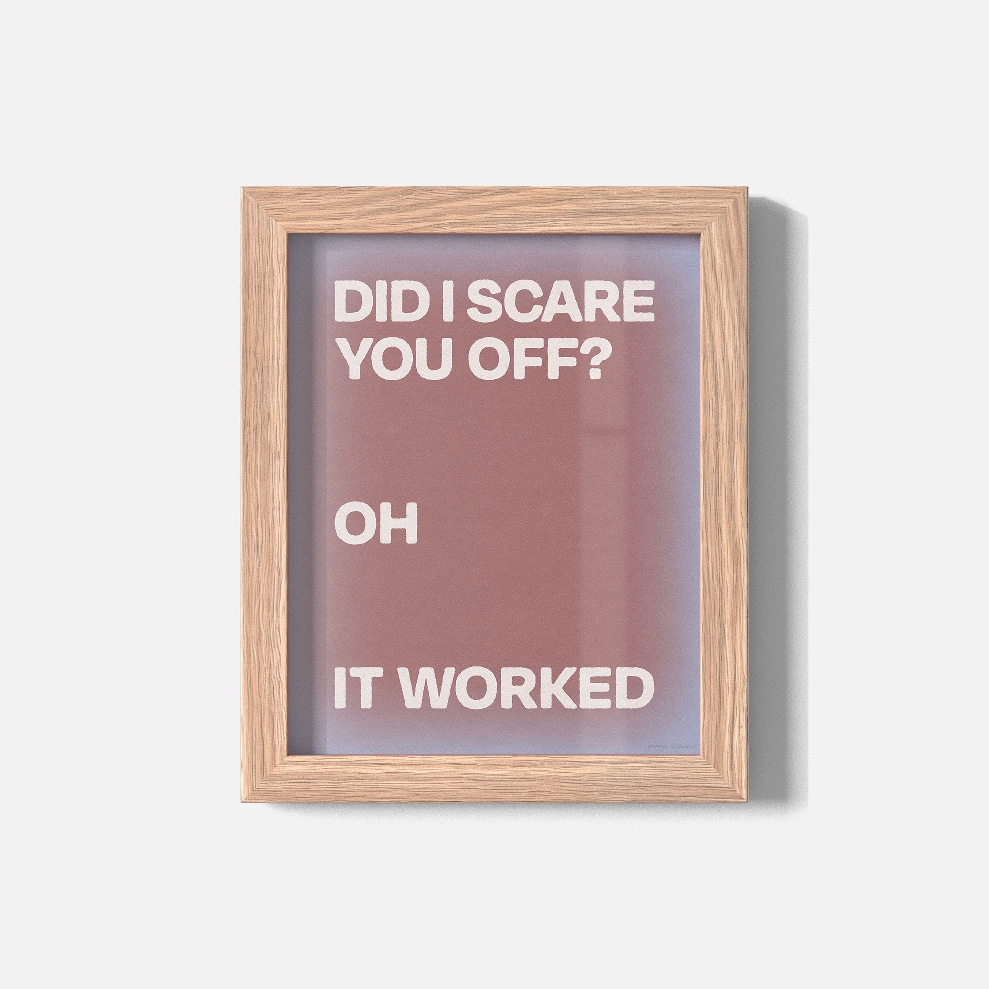 WORKED PRINT