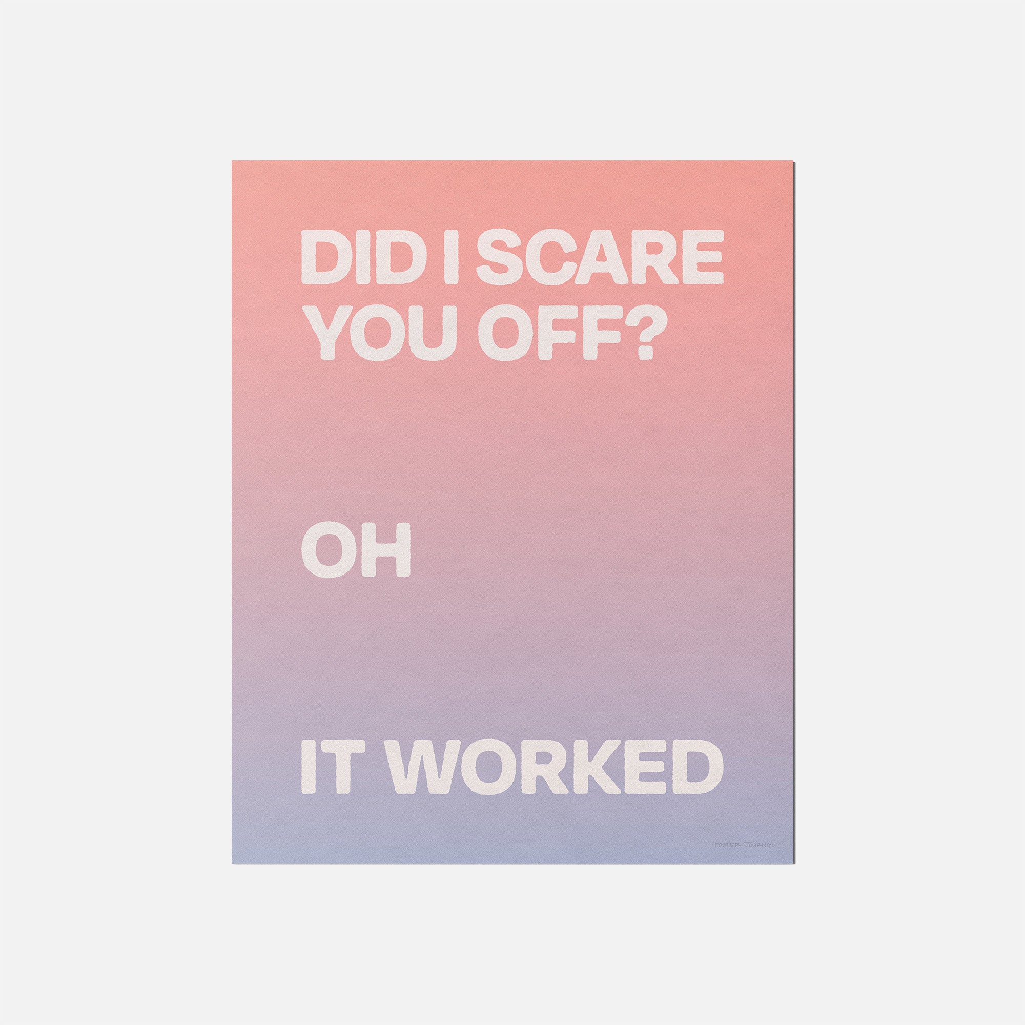 WORKED PRINT