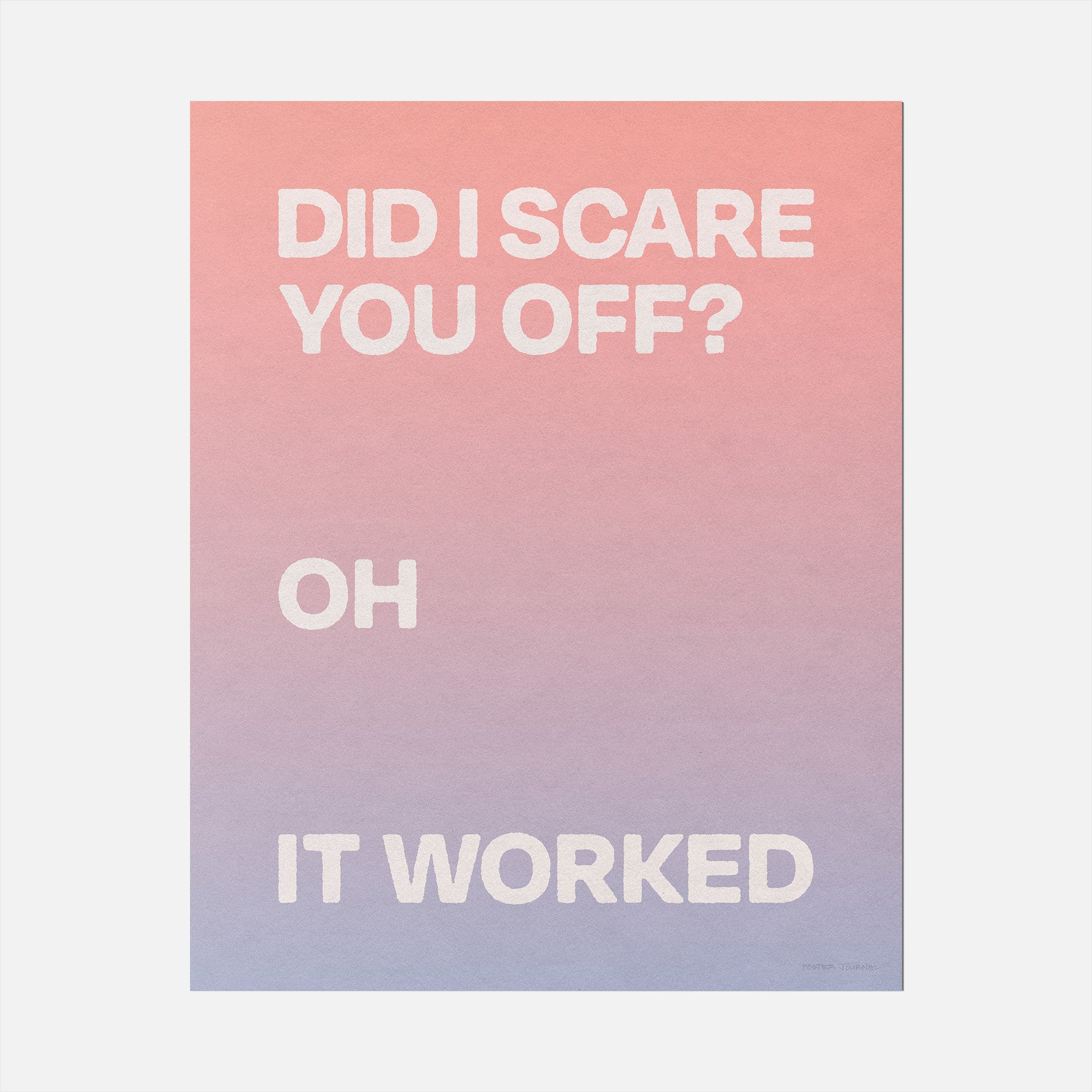 WORKED PRINT