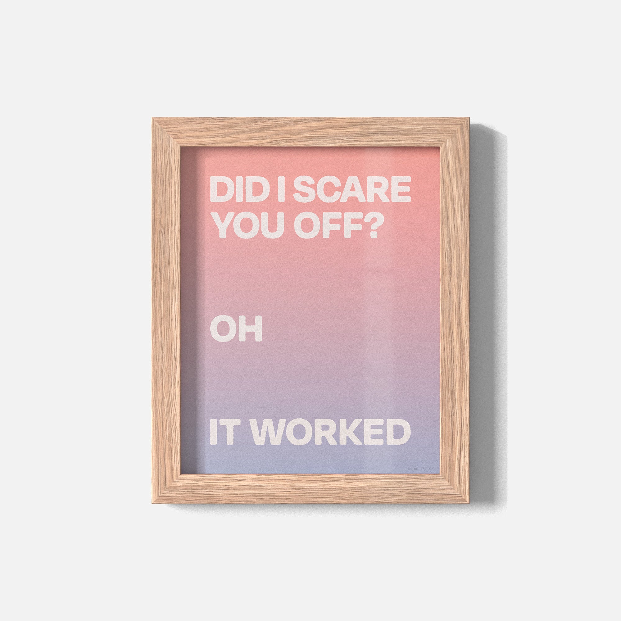 WORKED PRINT