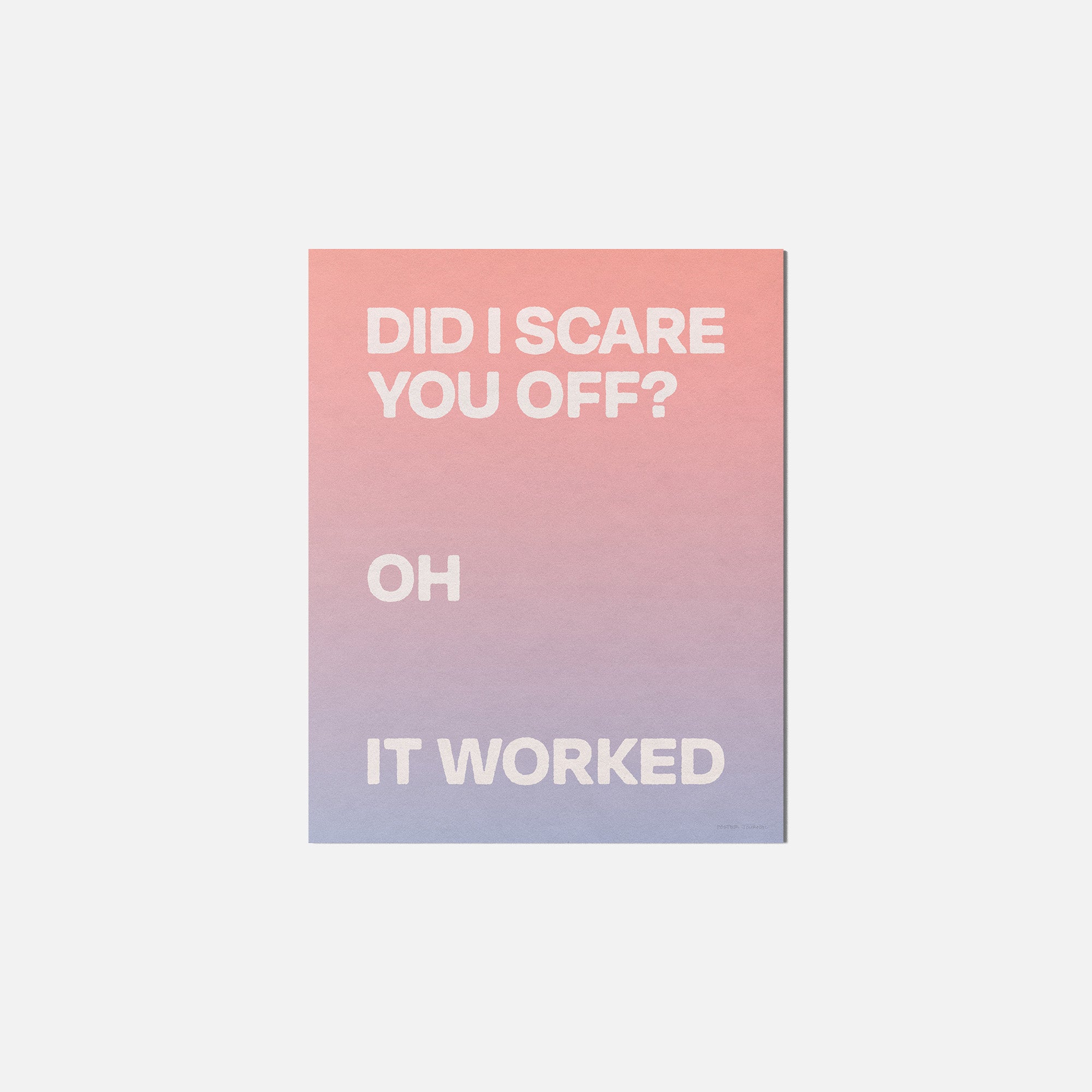 WORKED PRINT