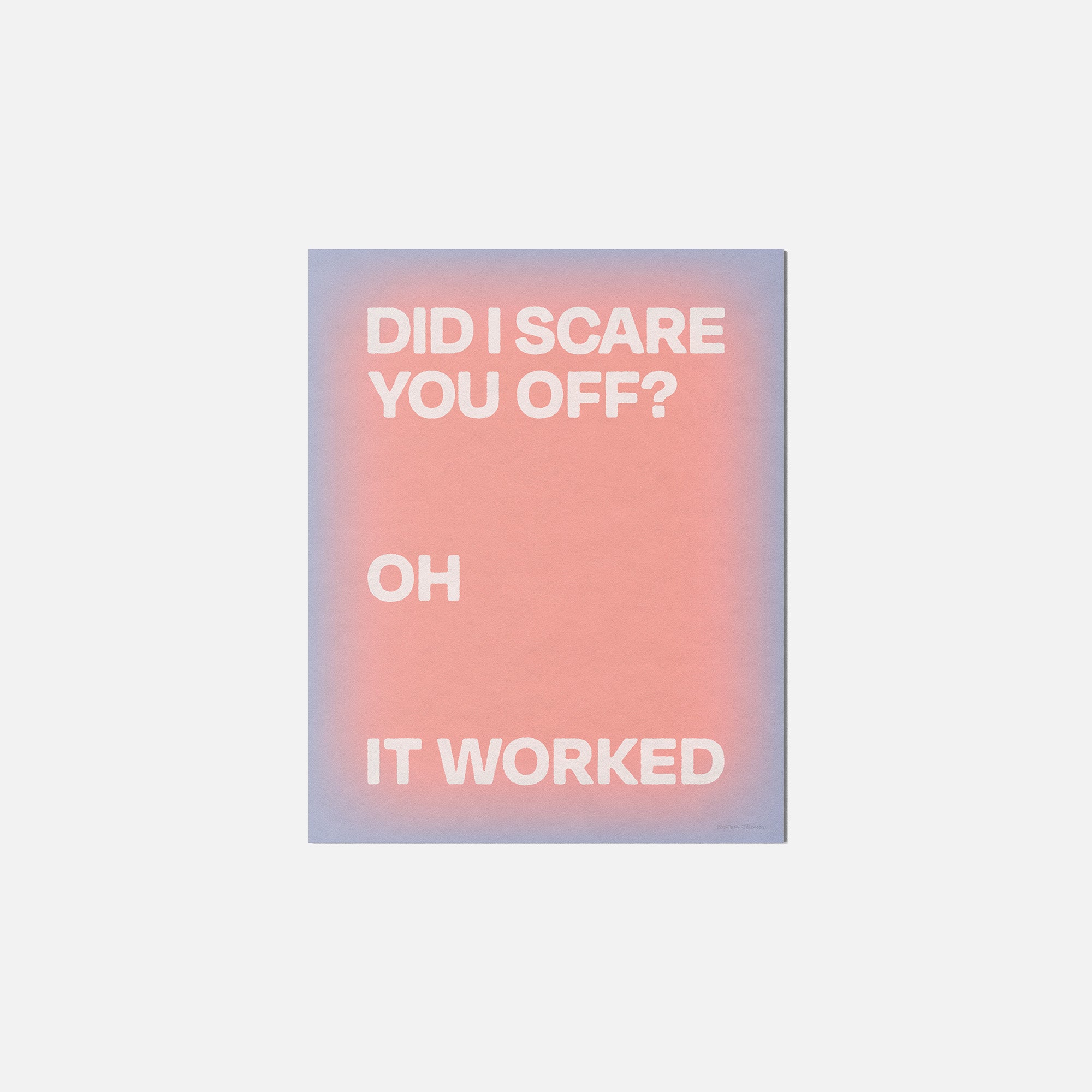 WORKED PRINT