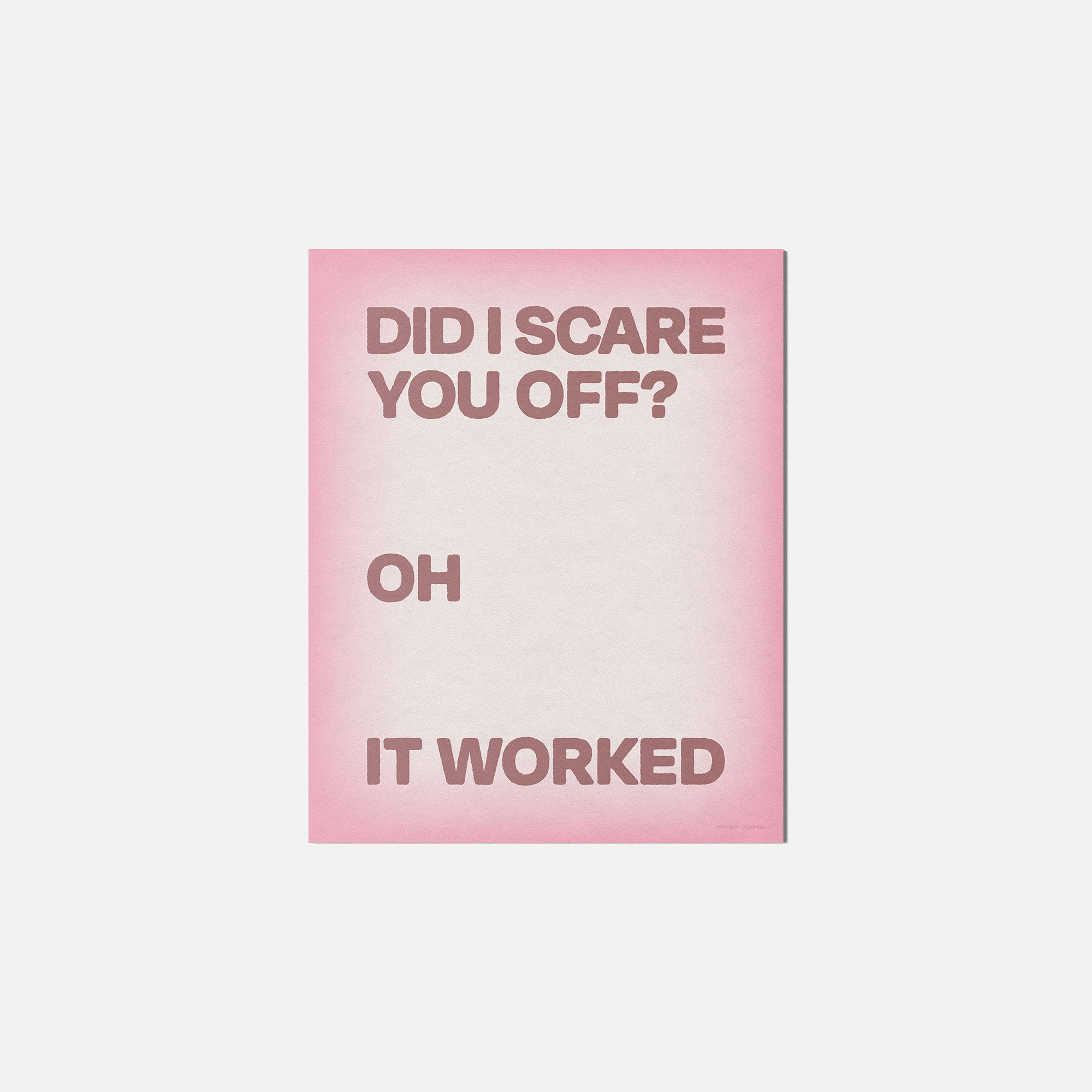 WORKED PRINT