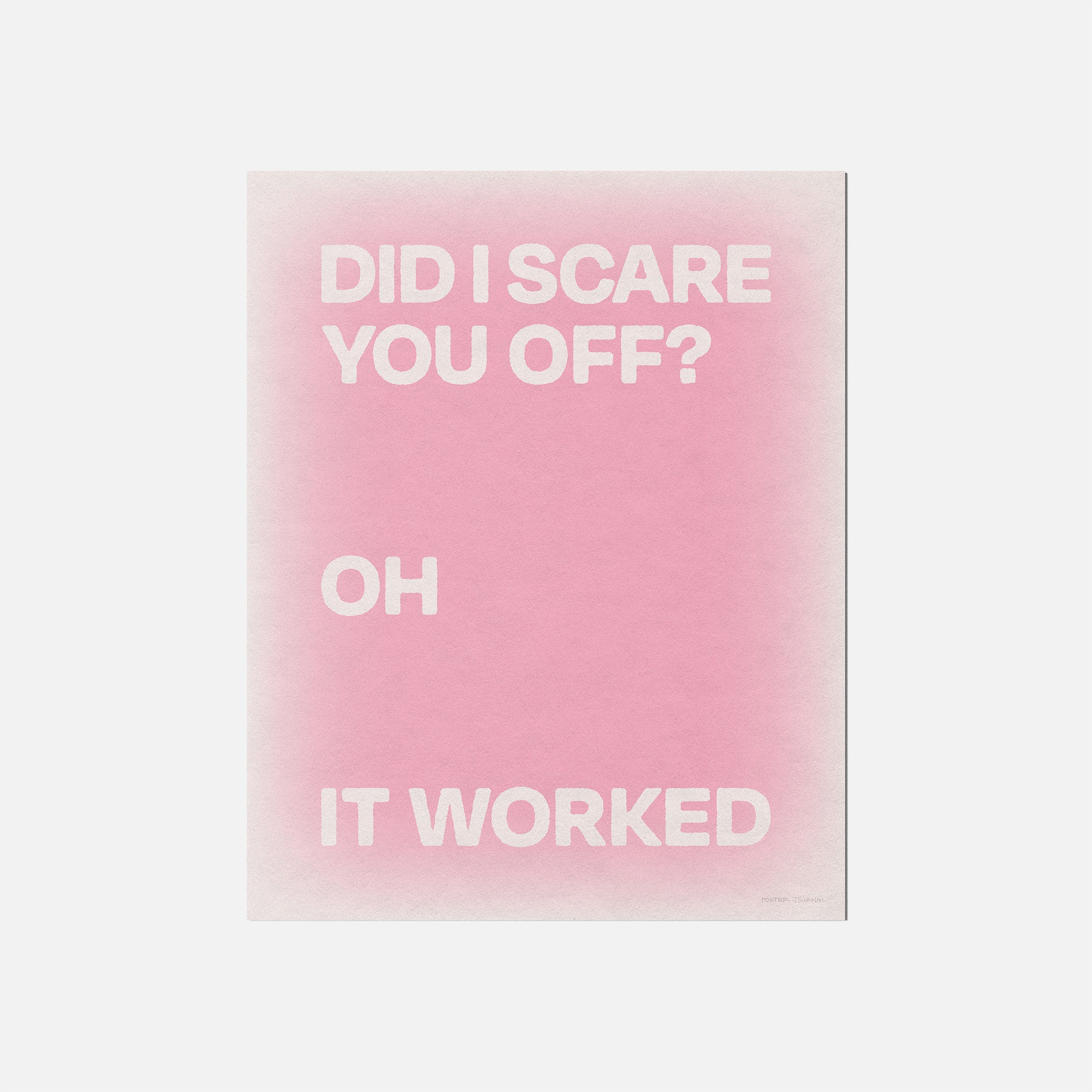 WORKED PRINT