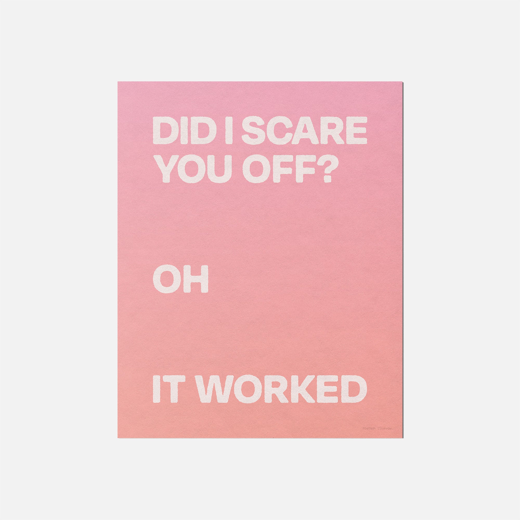 WORKED PRINT