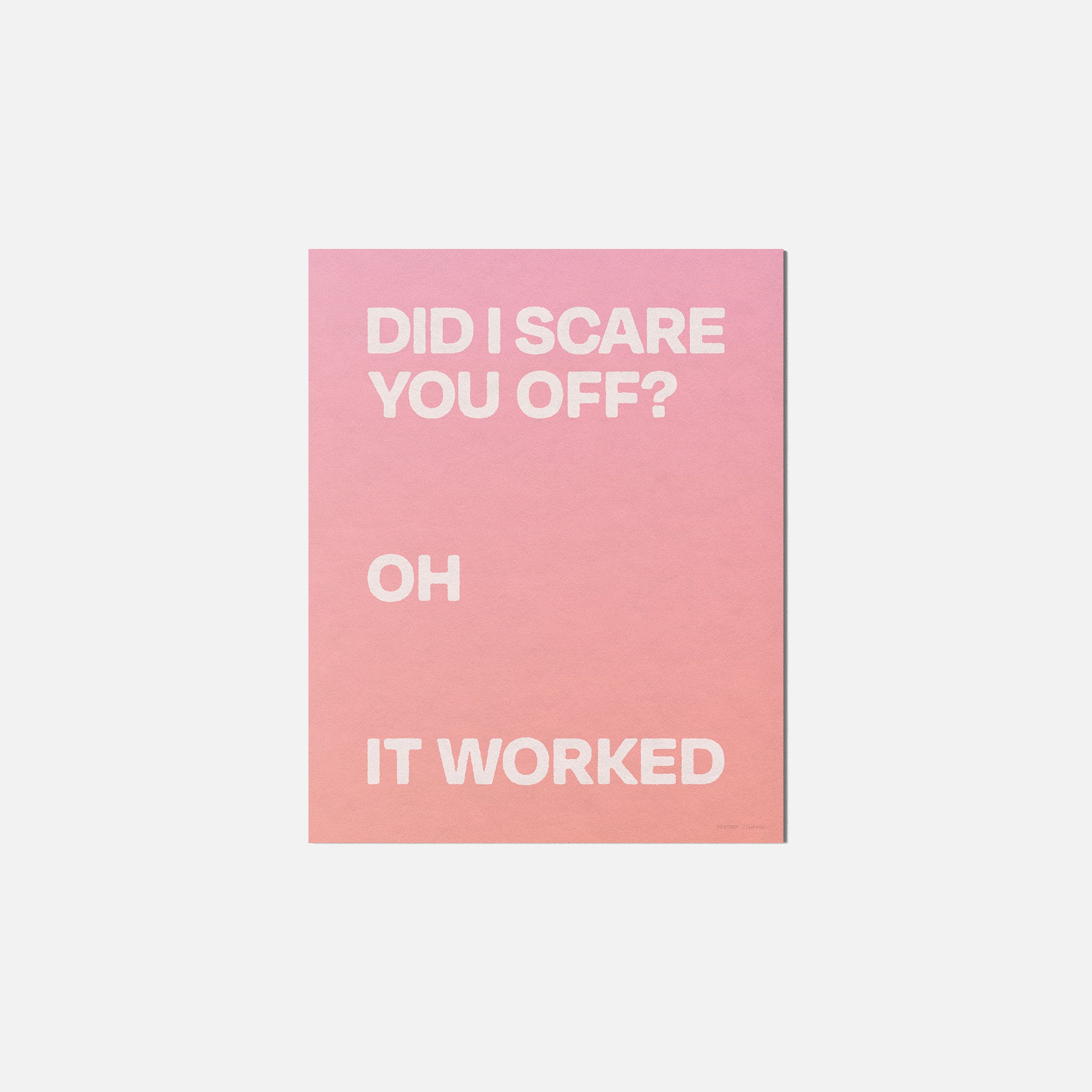 WORKED PRINT