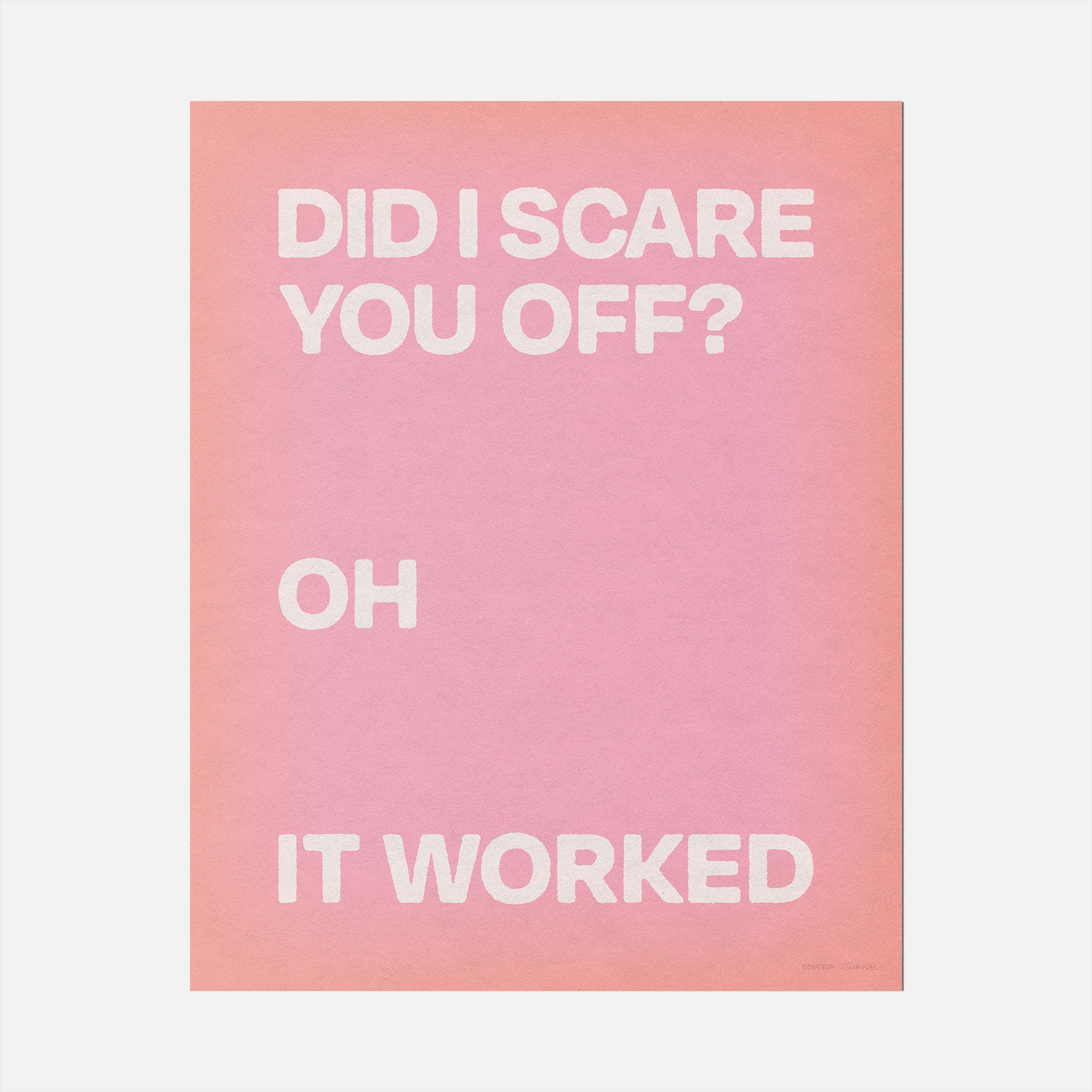 WORKED PRINT