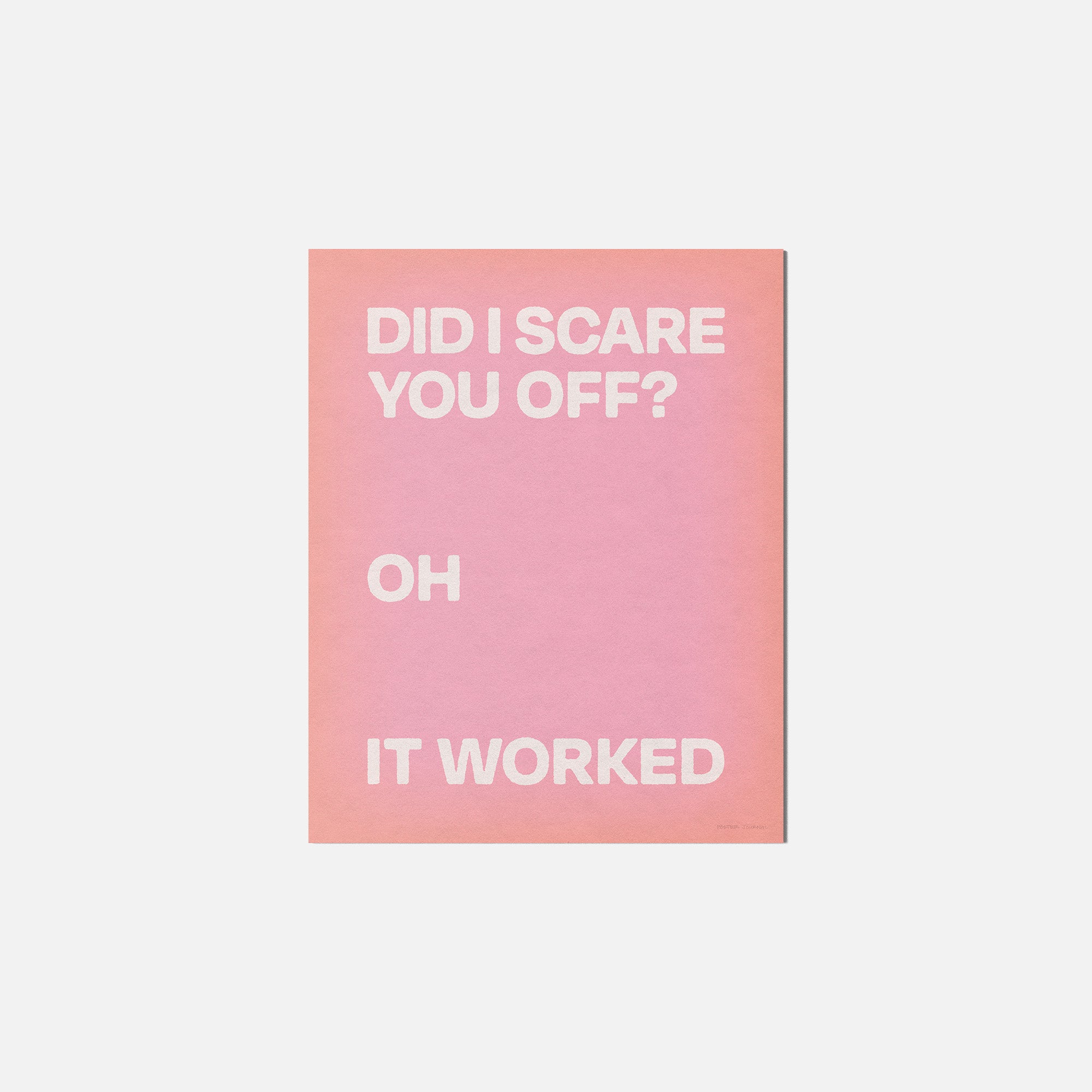 WORKED PRINT