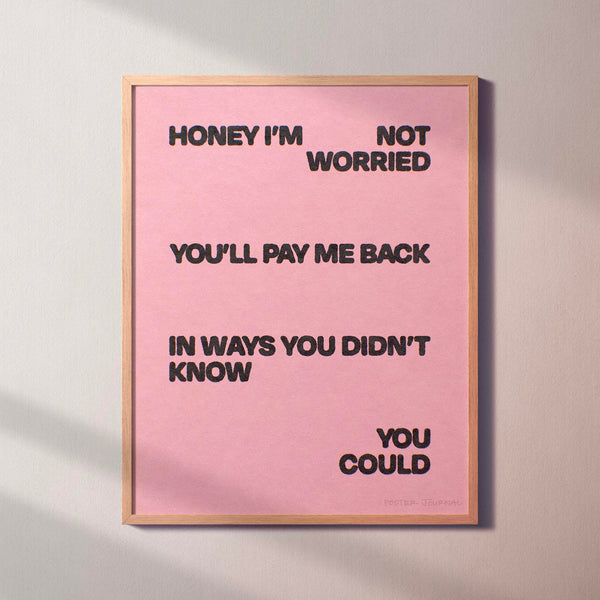 WORRIED PRINT