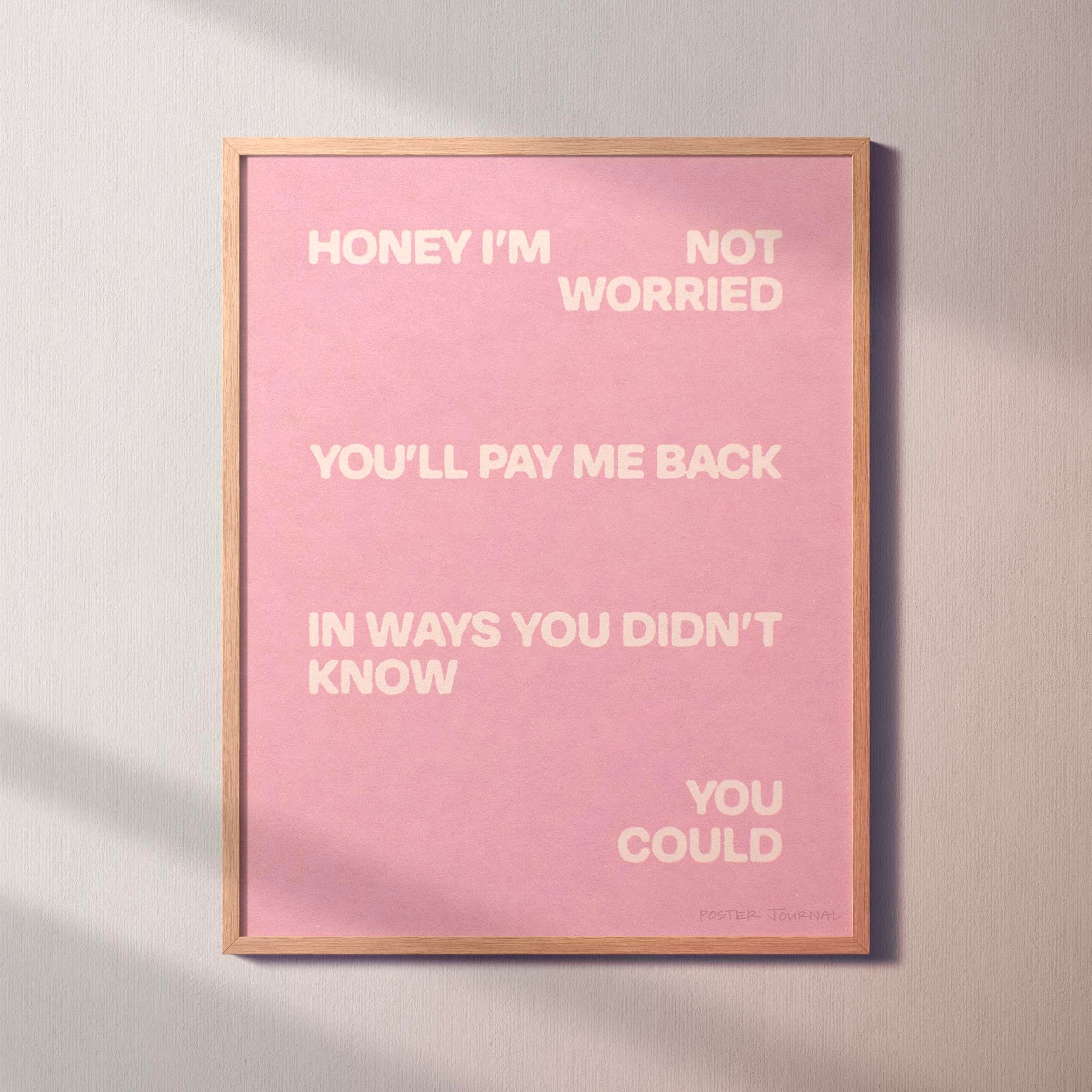 WORRIED PRINT
