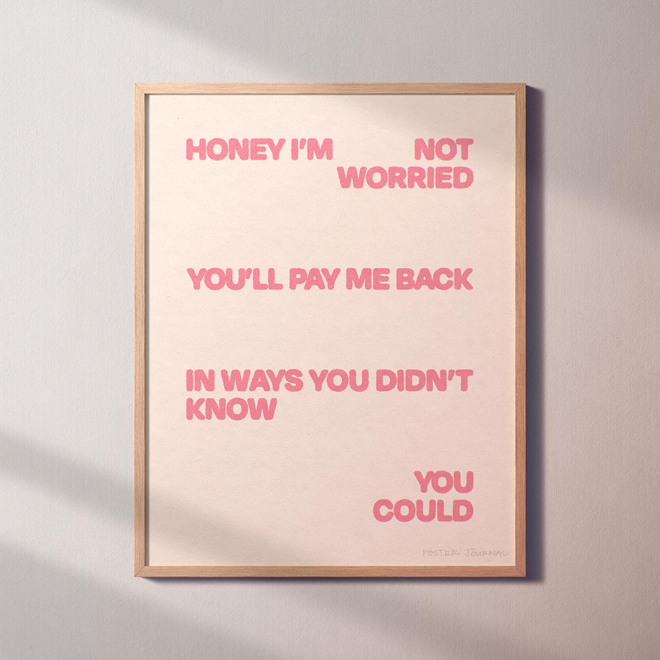 WORRIED PRINT