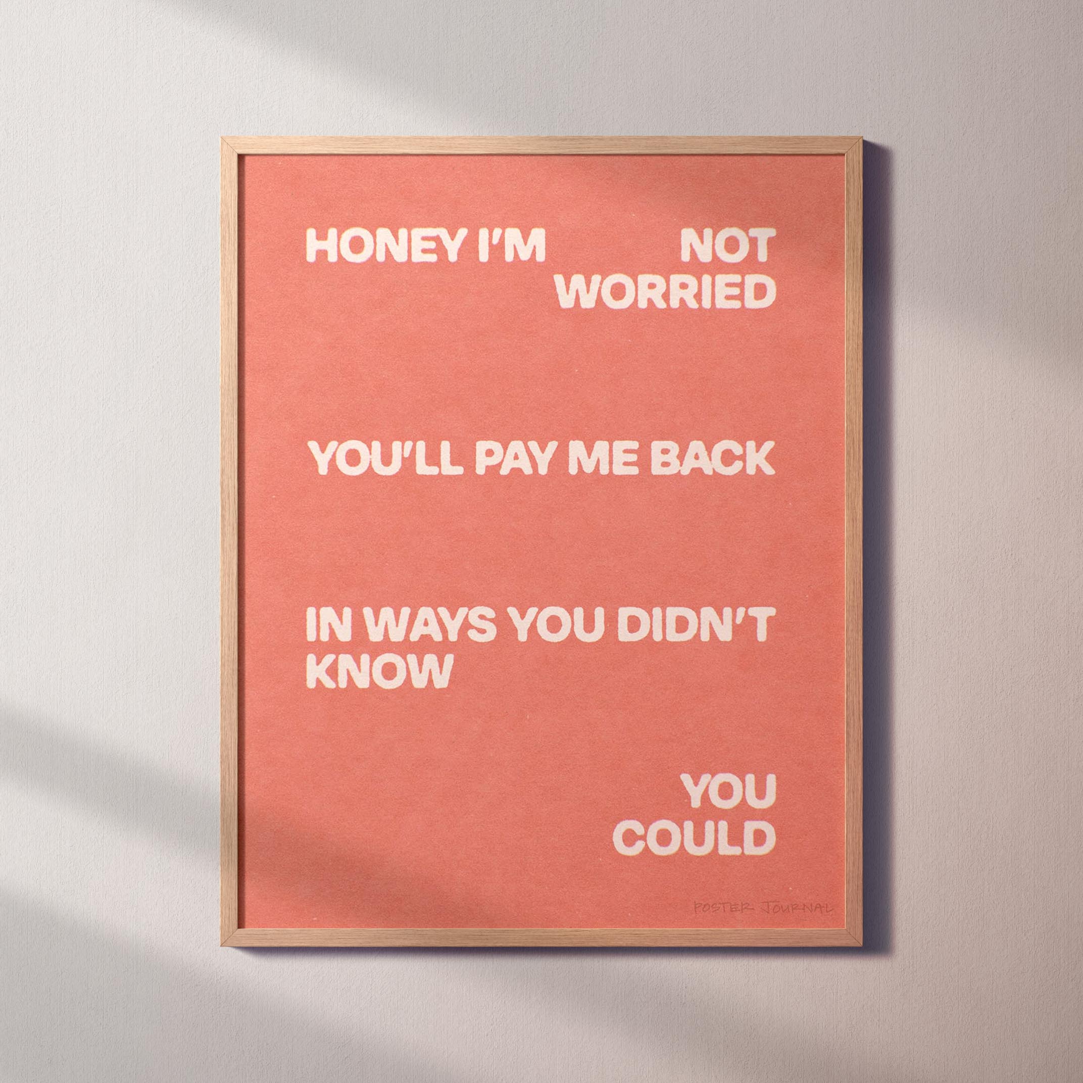 WORRIED PRINT