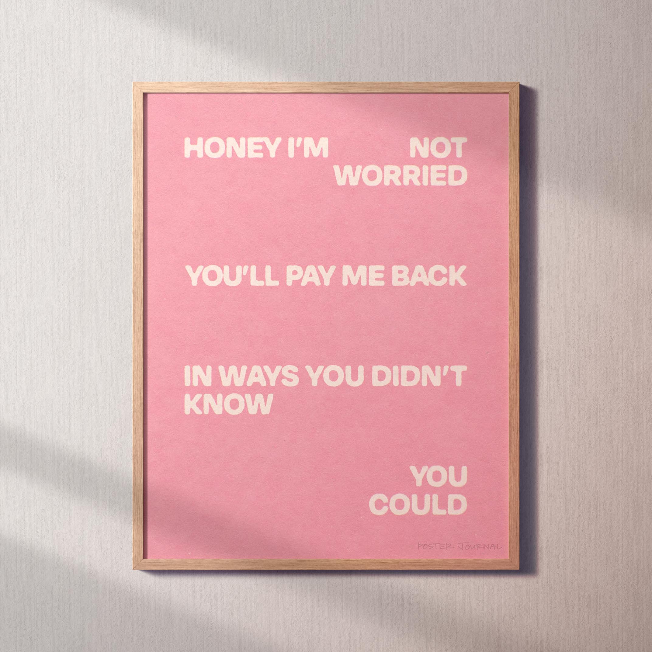 WORRIED PRINT