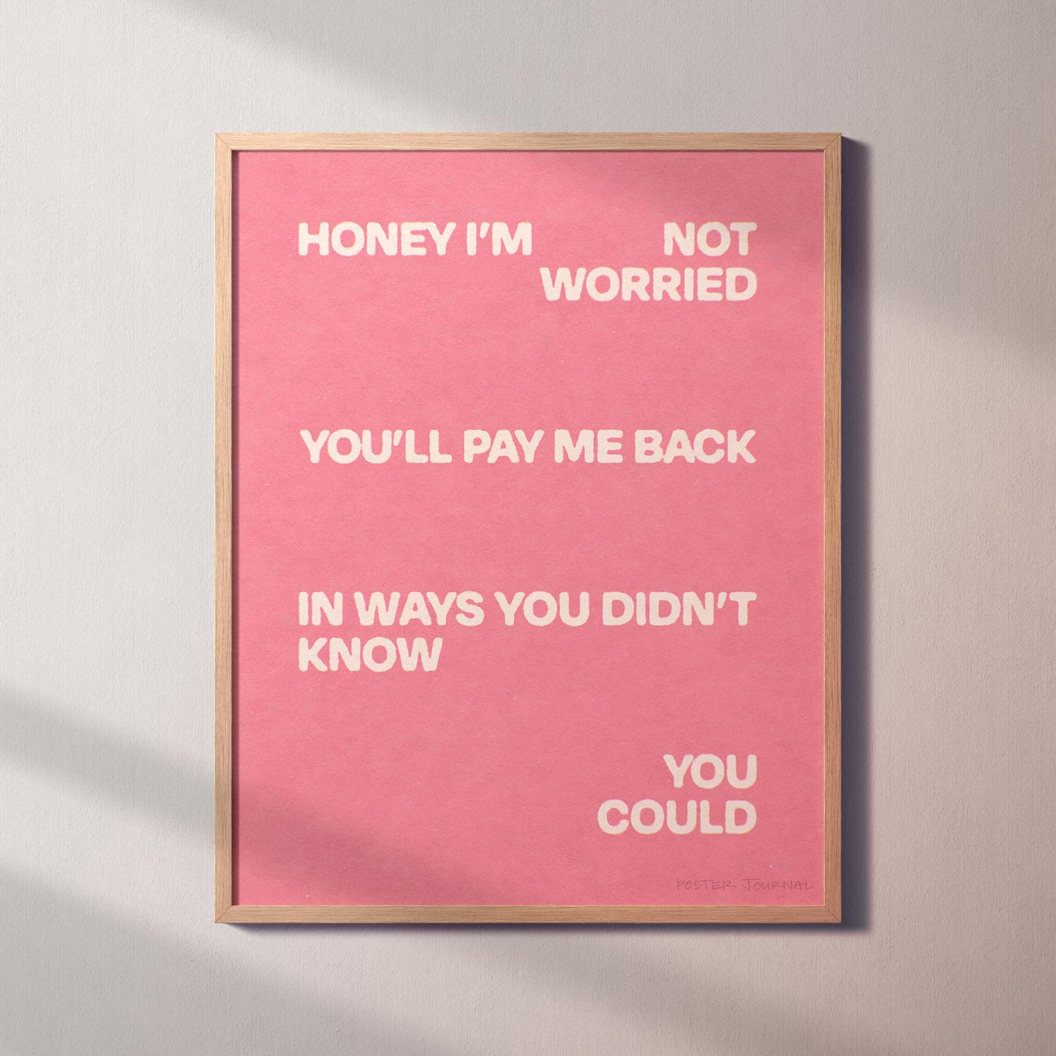 WORRIED PRINT