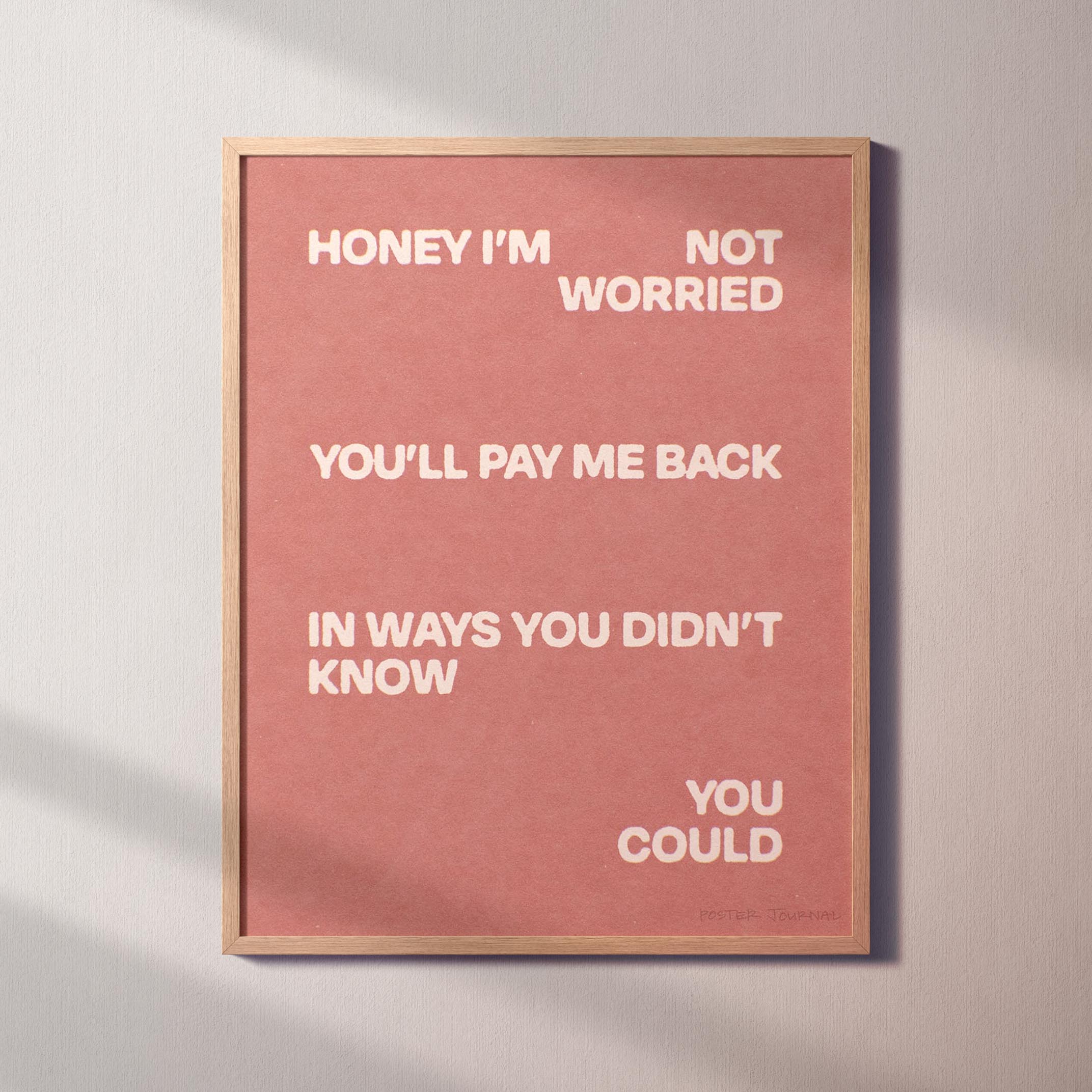 WORRIED PRINT