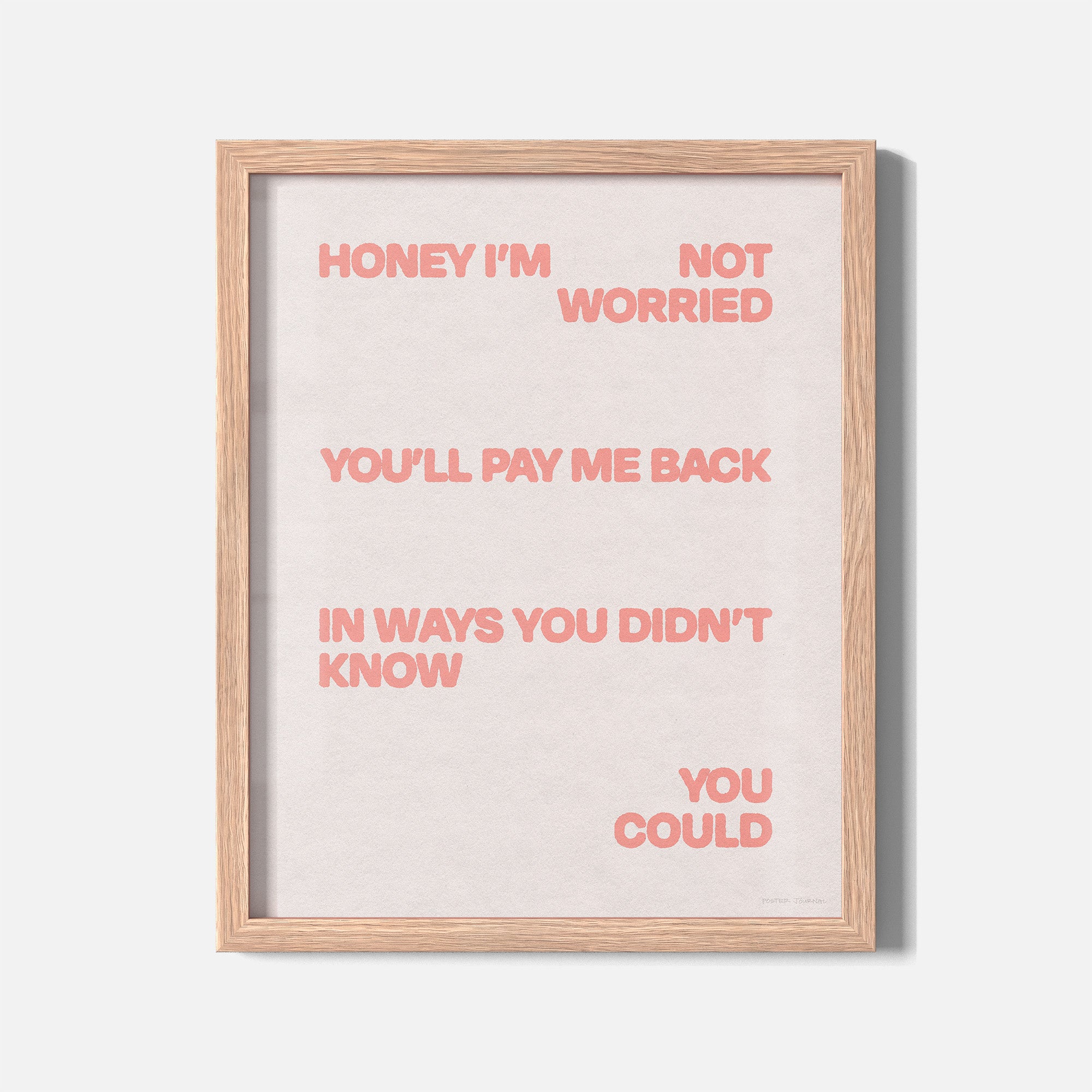 WORRIED PRINT