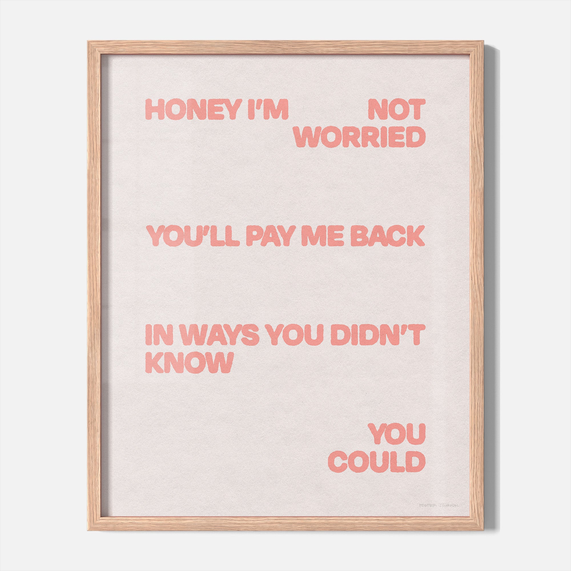 WORRIED PRINT