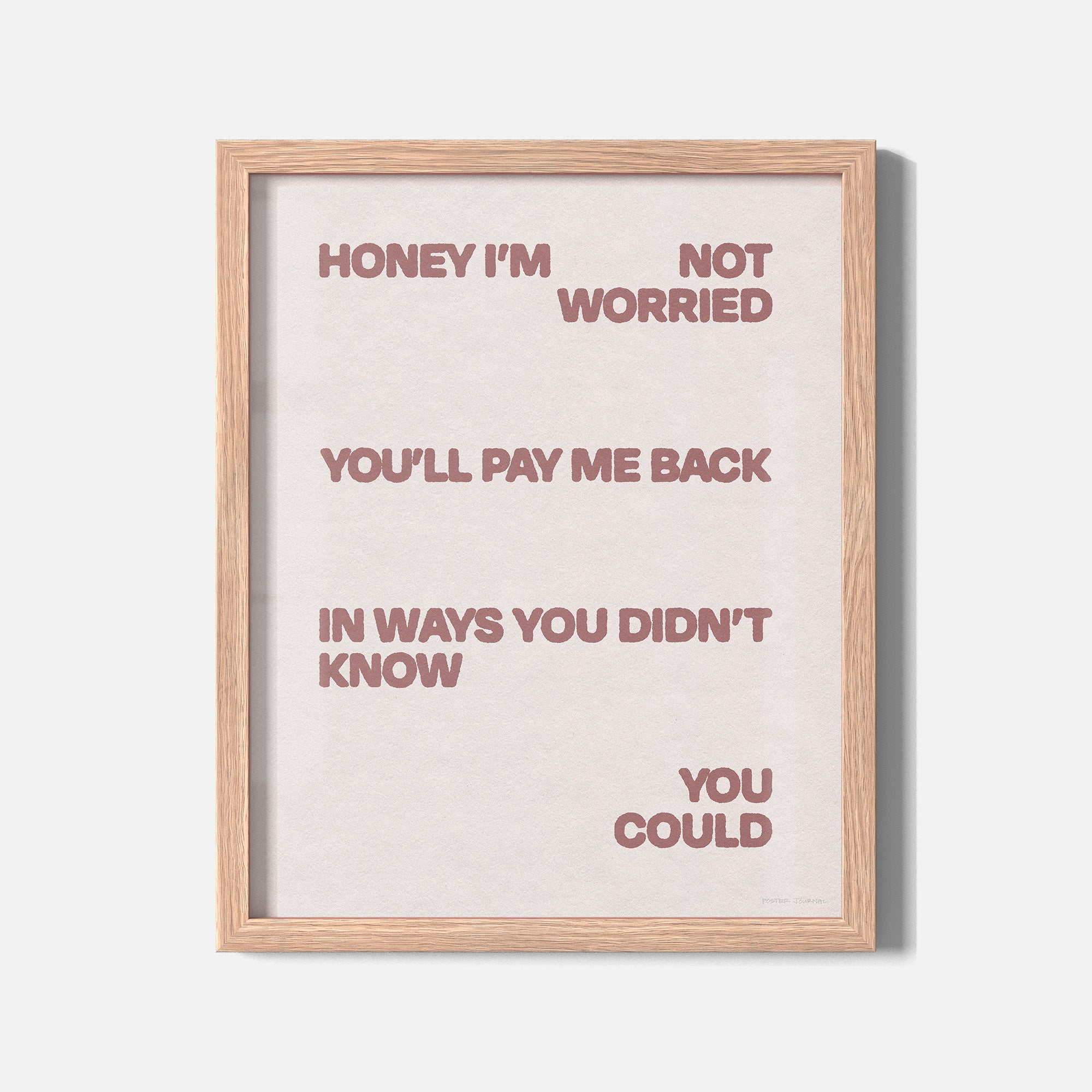 WORRIED PRINT