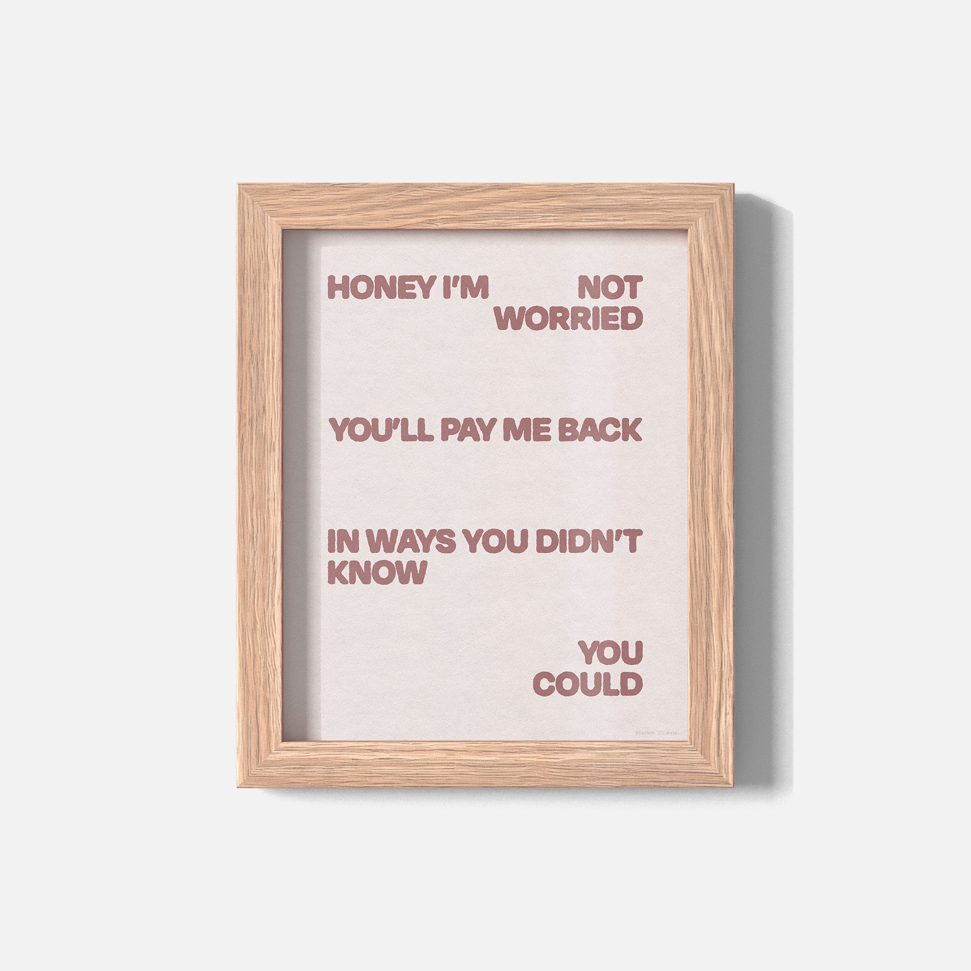 WORRIED PRINT