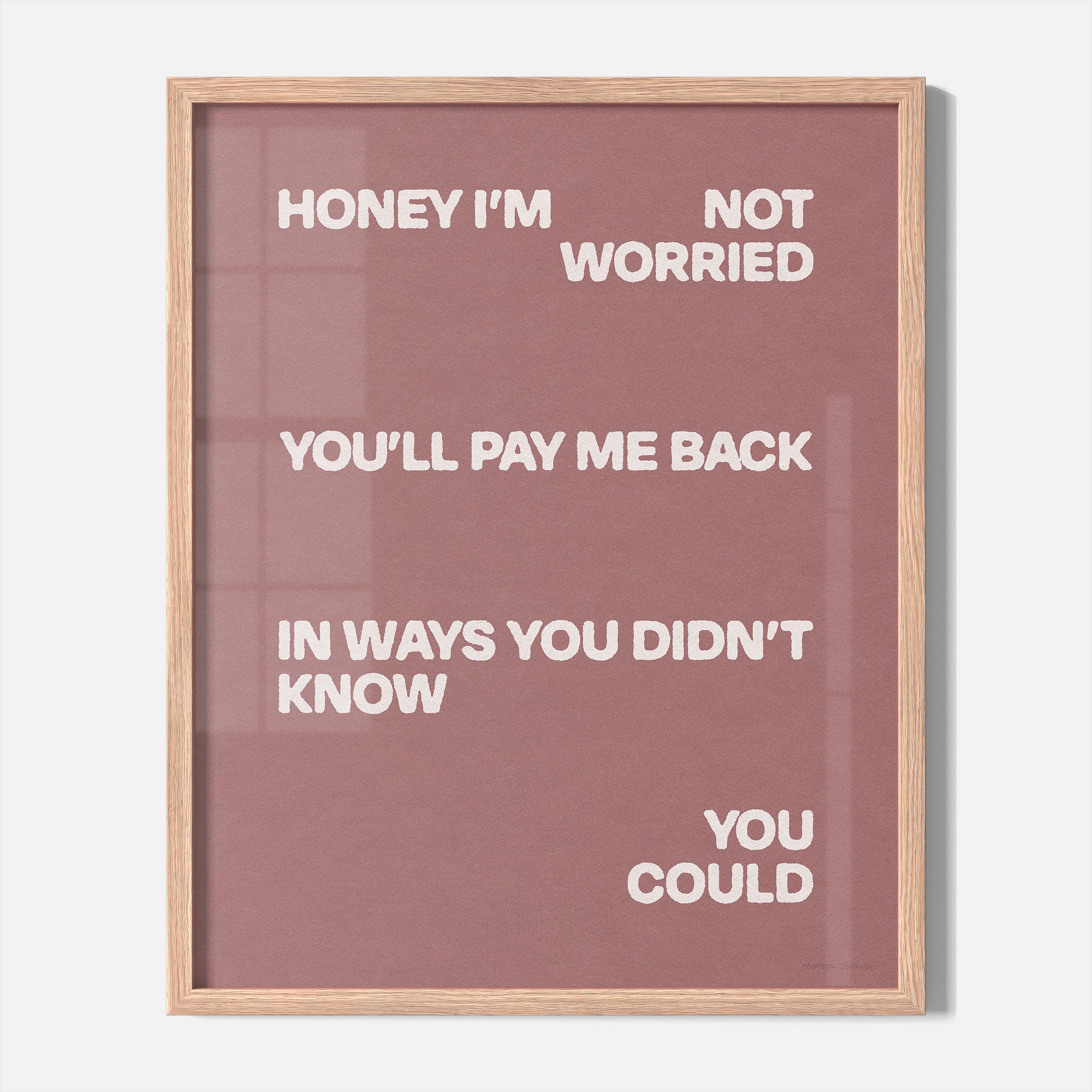 WORRIED PRINT