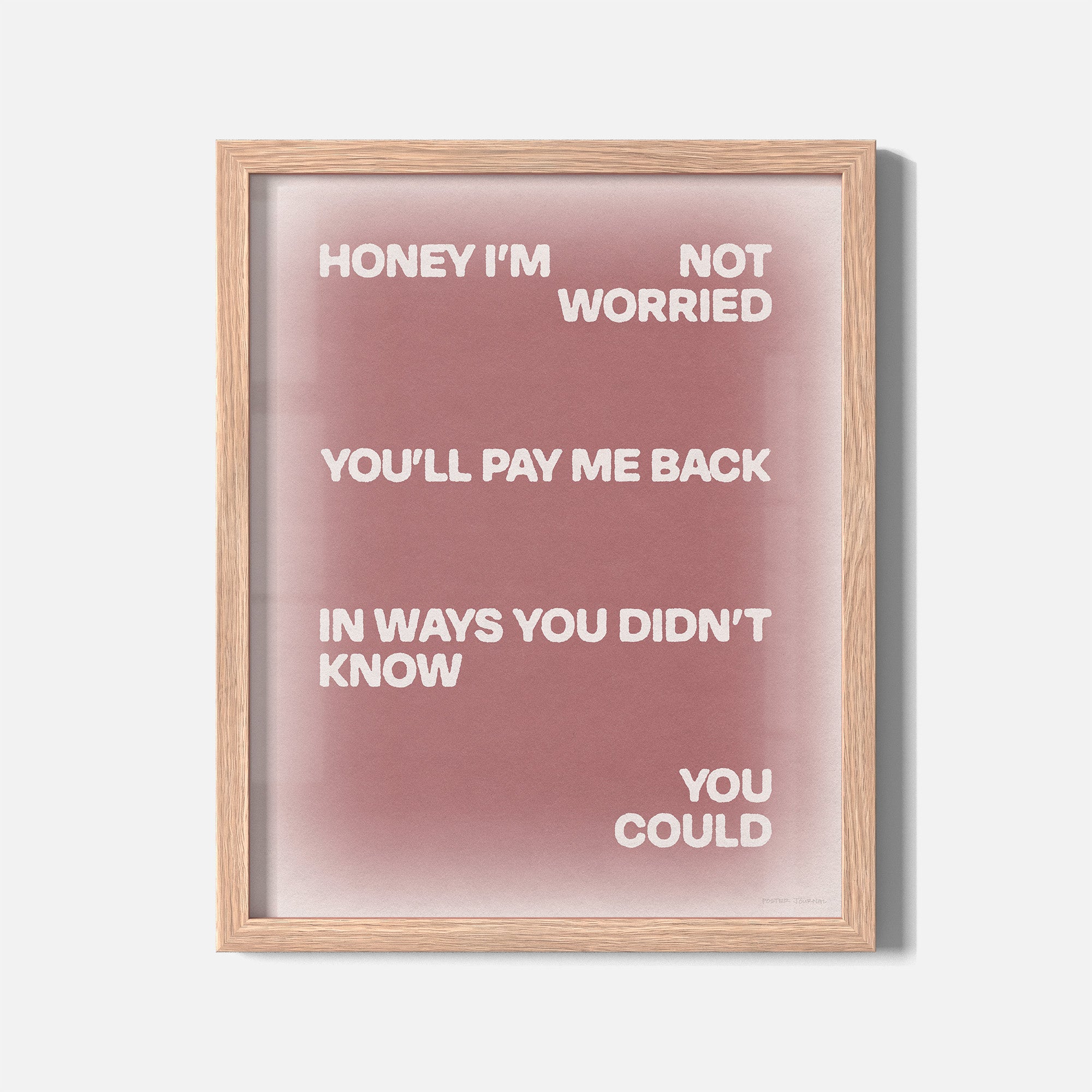 WORRIED PRINT