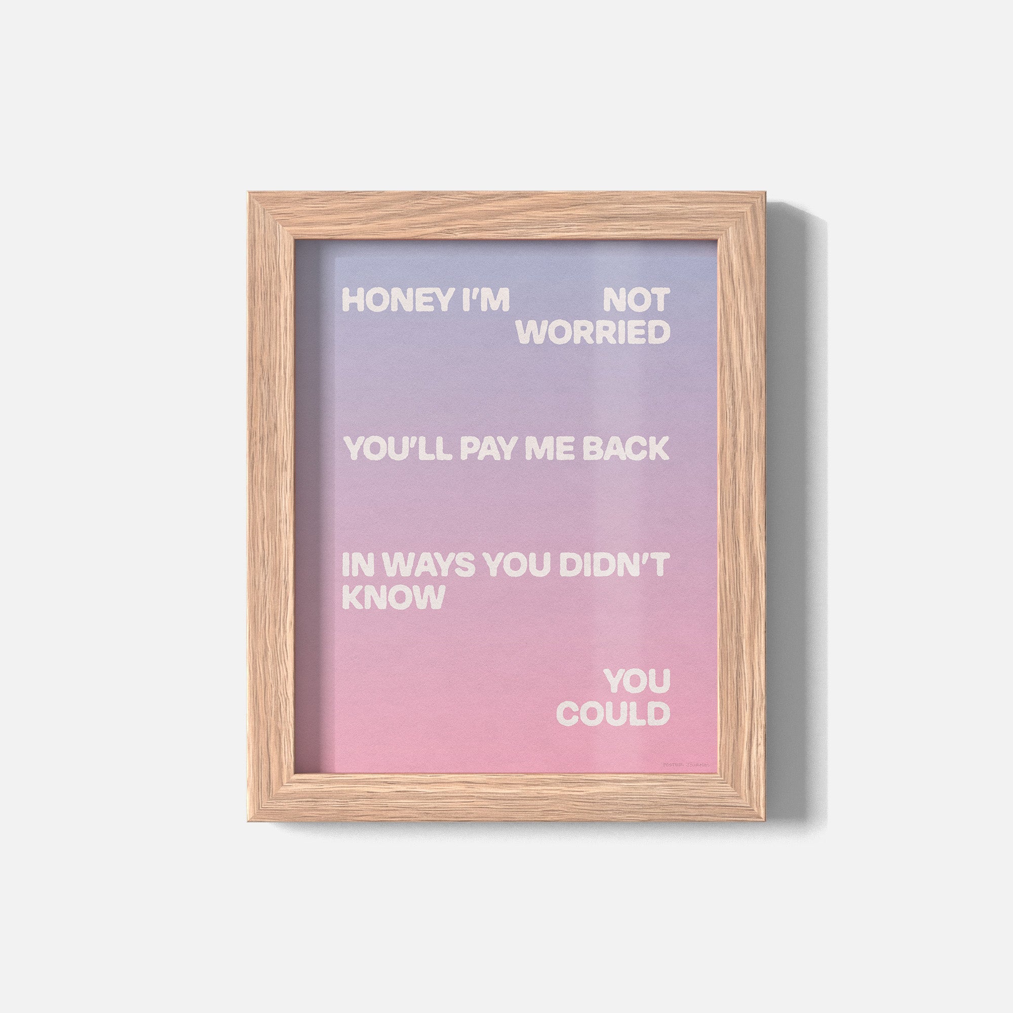 WORRIED PRINT