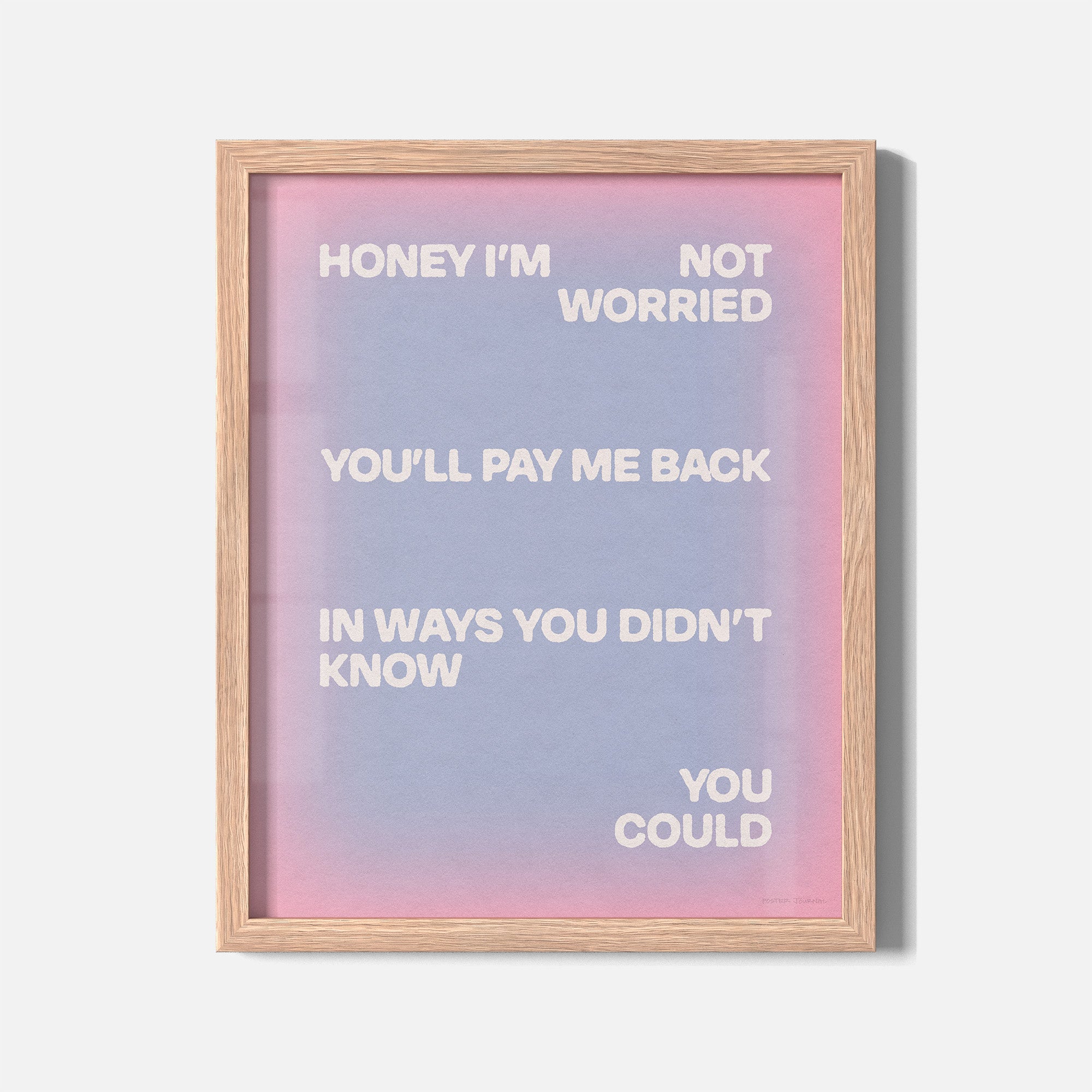 WORRIED PRINT