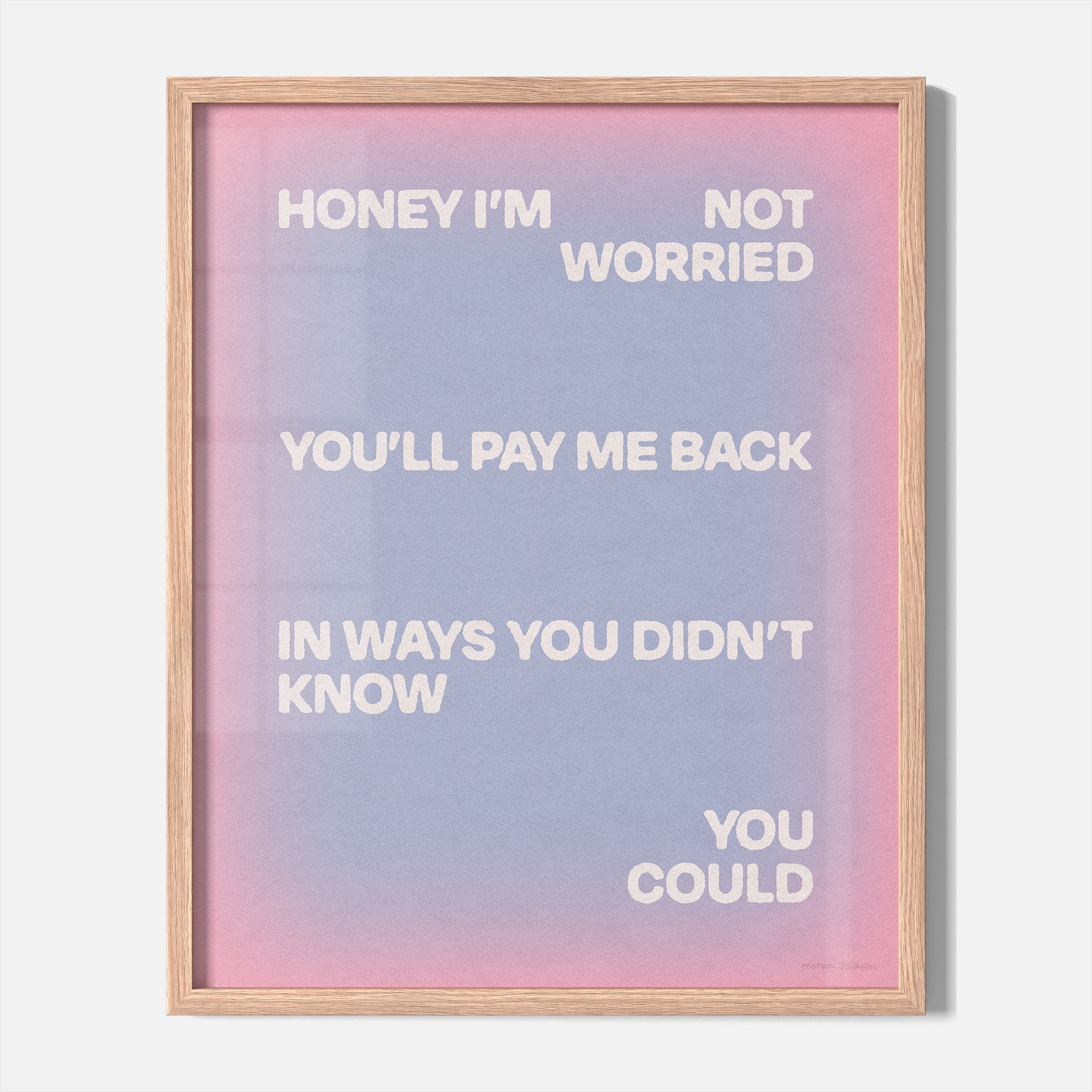WORRIED PRINT