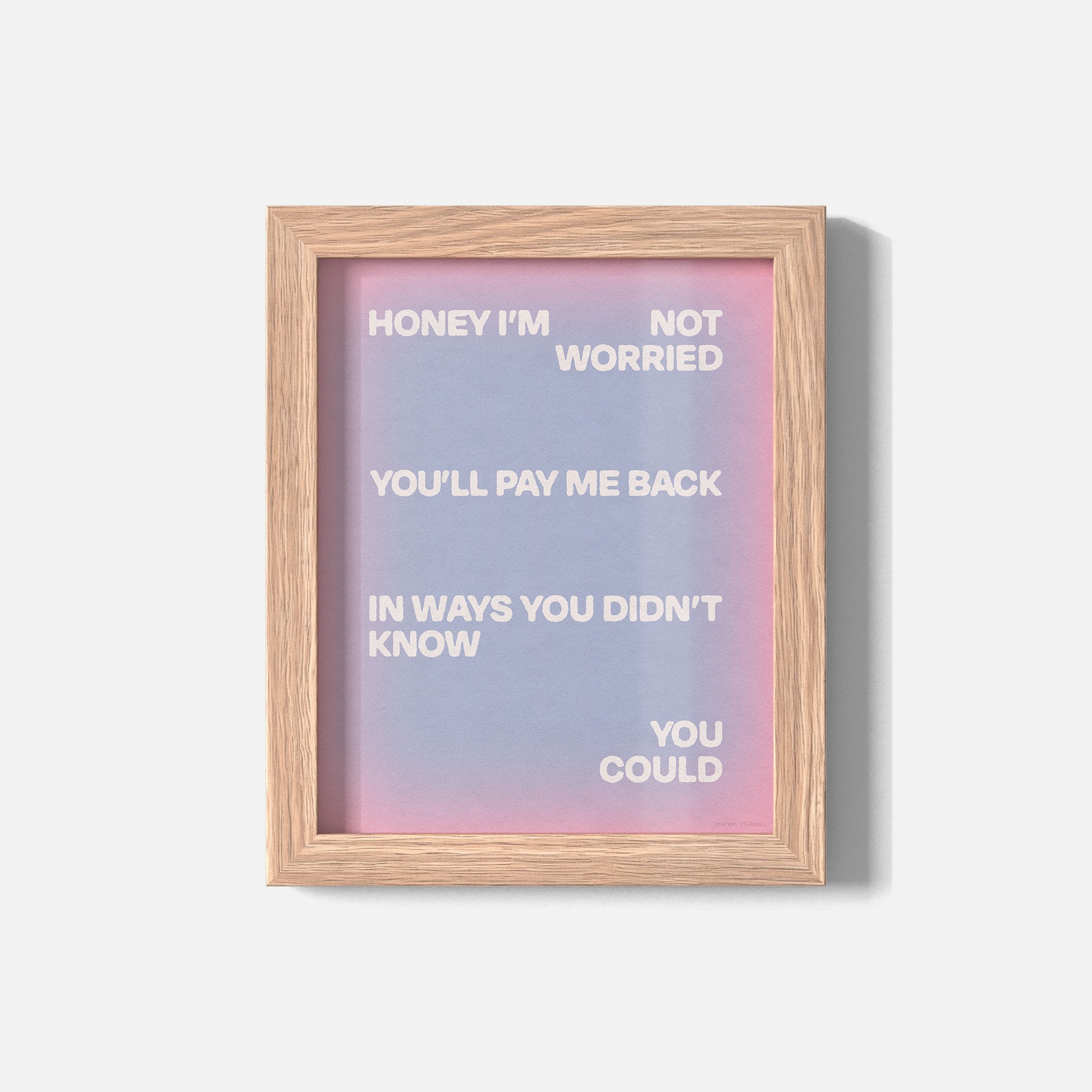 WORRIED PRINT