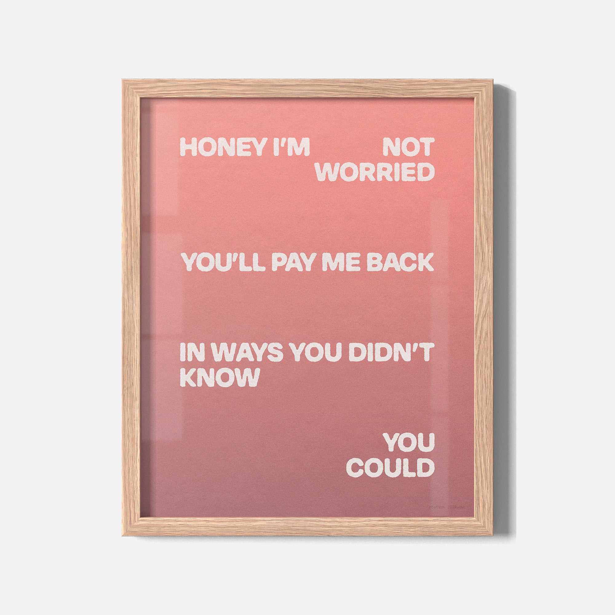 WORRIED PRINT