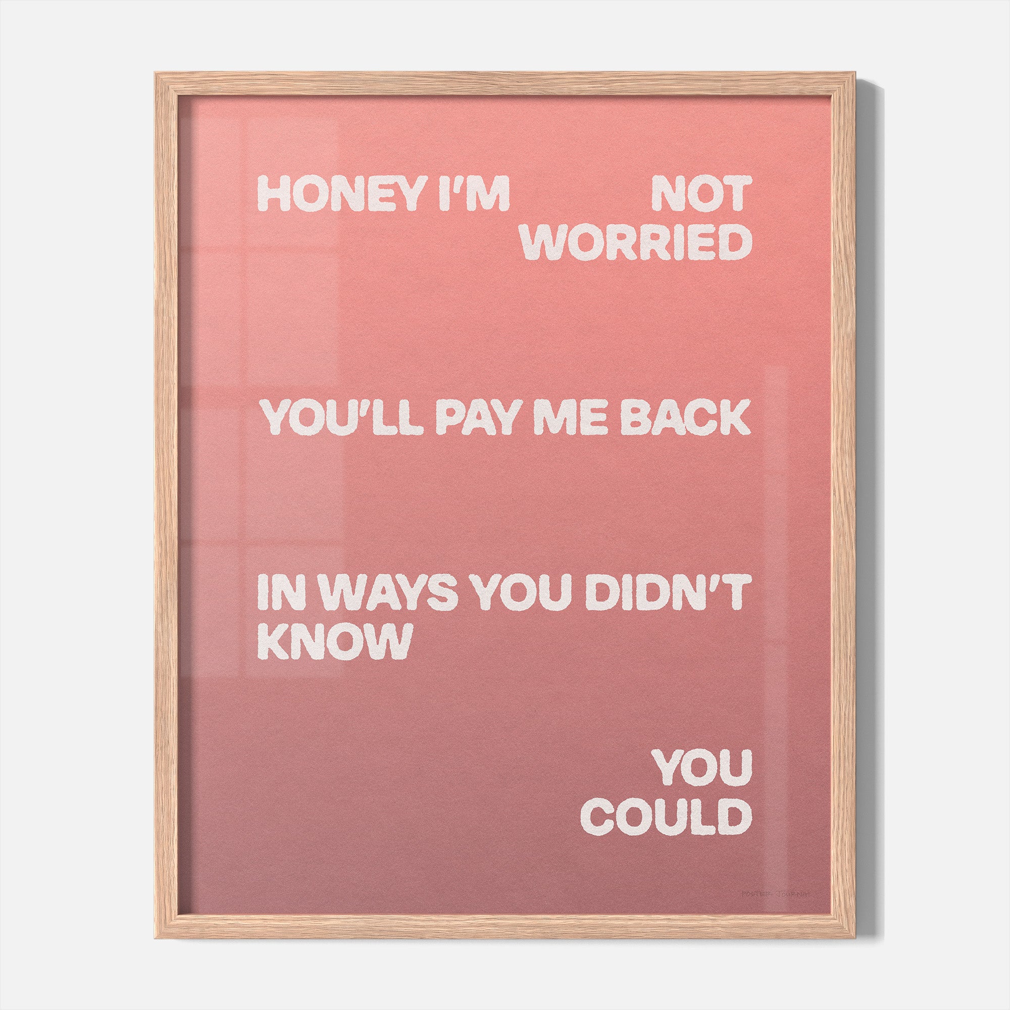 WORRIED PRINT