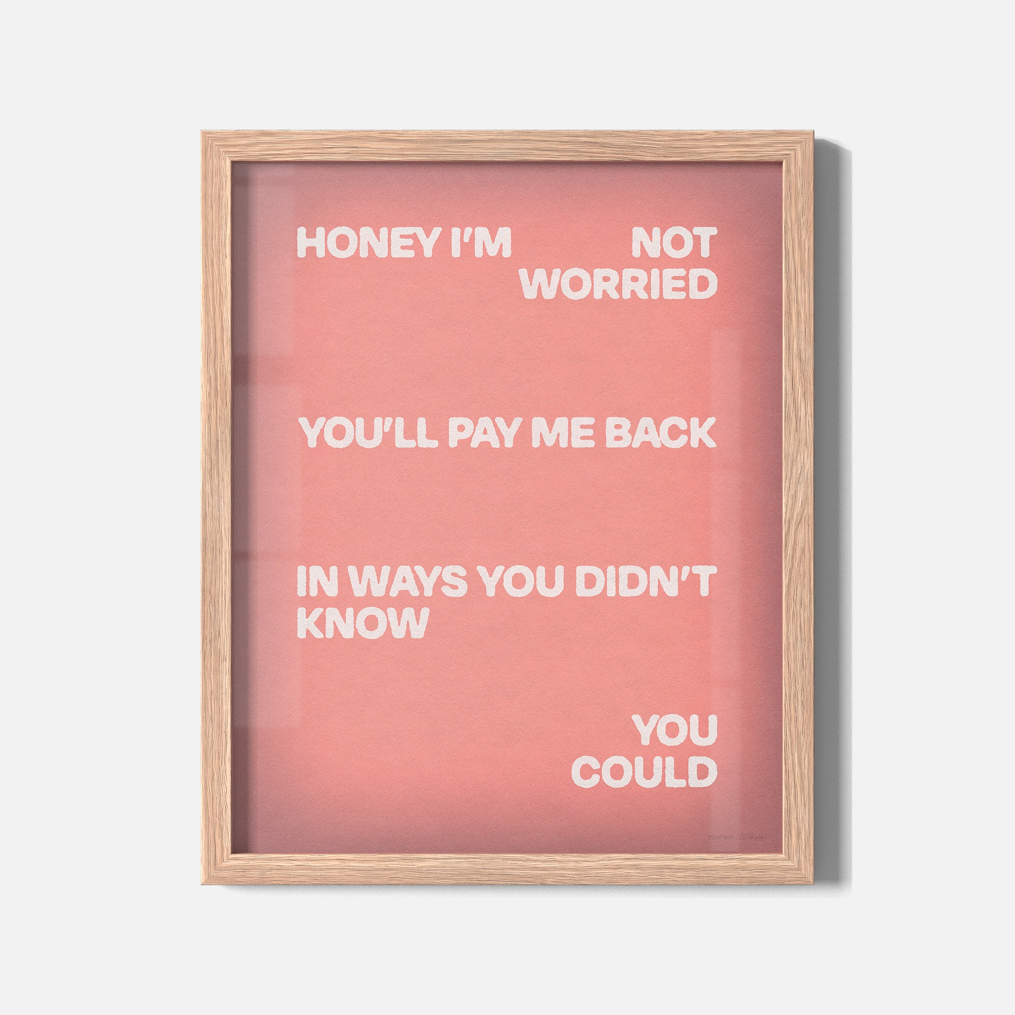 WORRIED PRINT
