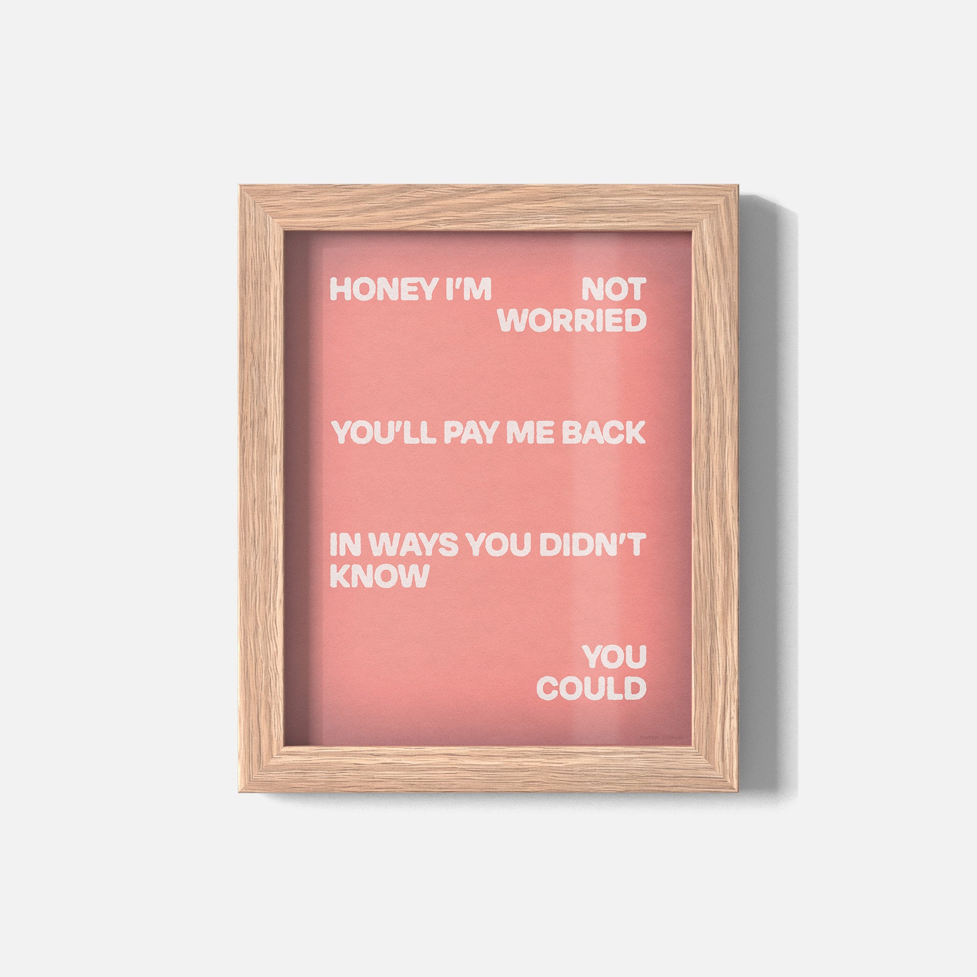 WORRIED PRINT