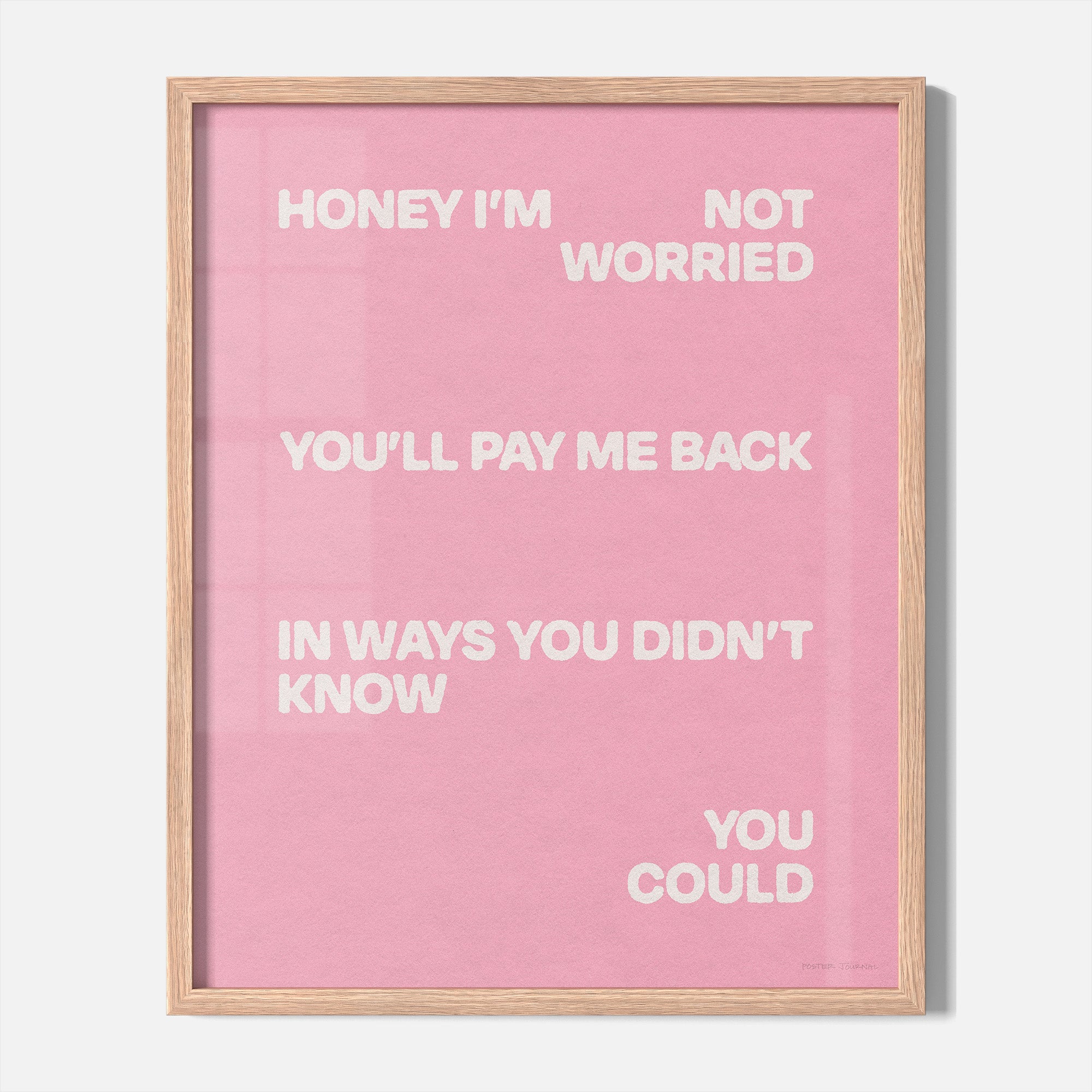 WORRIED PRINT